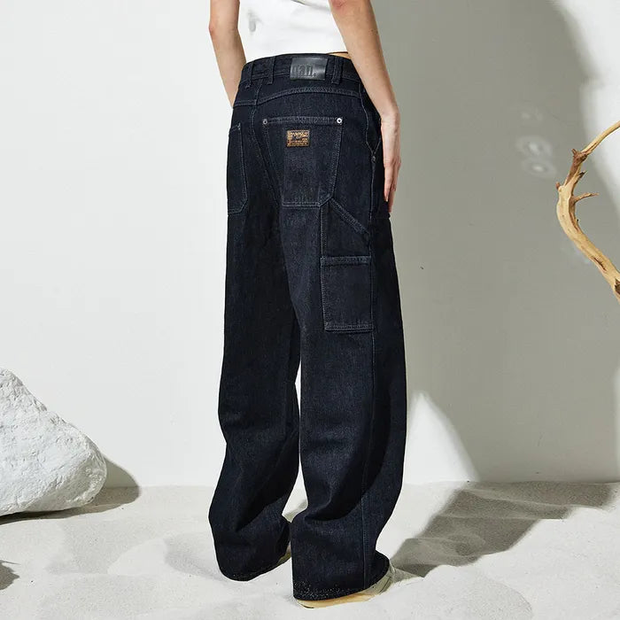 Coloring collar point utility jacket_Dark navy