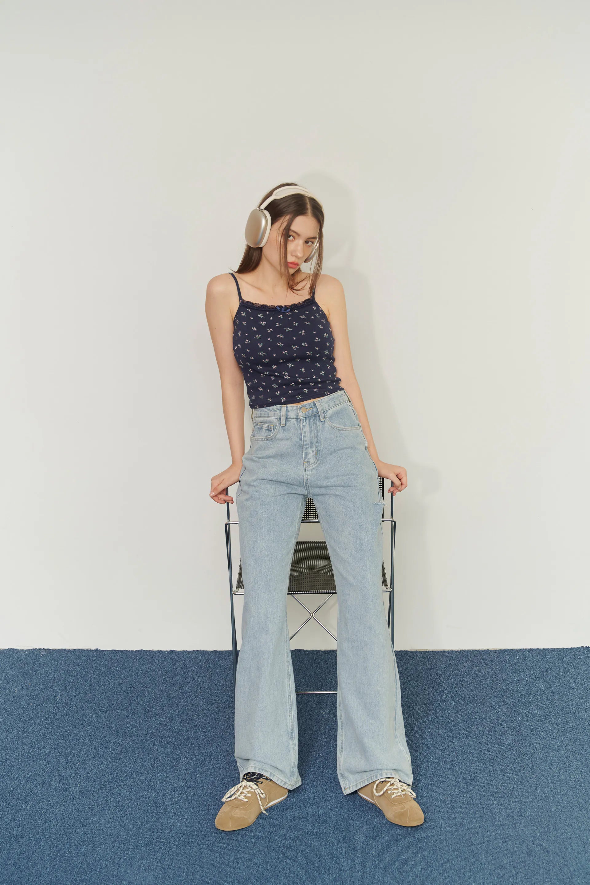 [原版+加長]By BB-率性刷破直筒牛仔褲