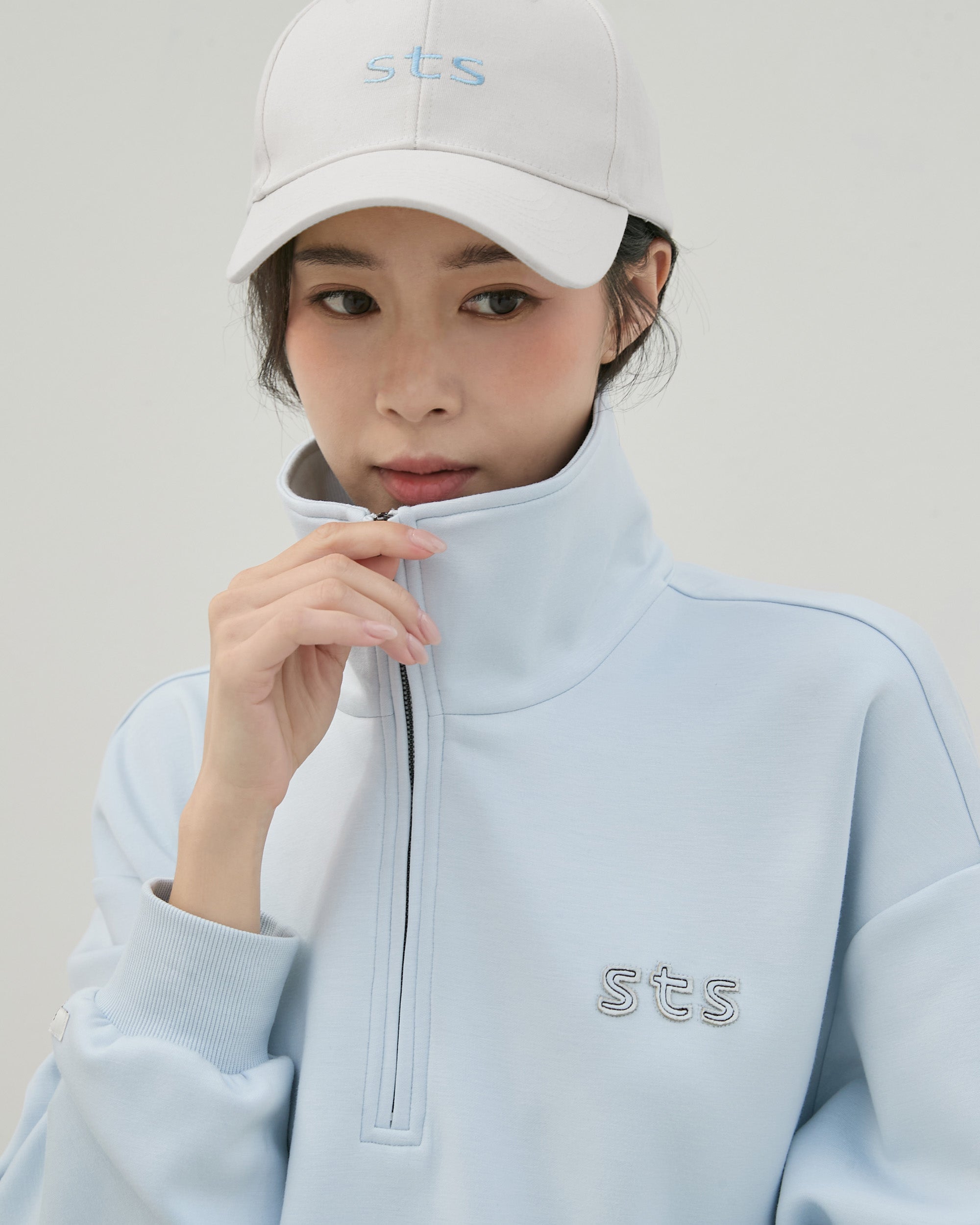 ’ sts ‘  半門襟休閒長袖上衣