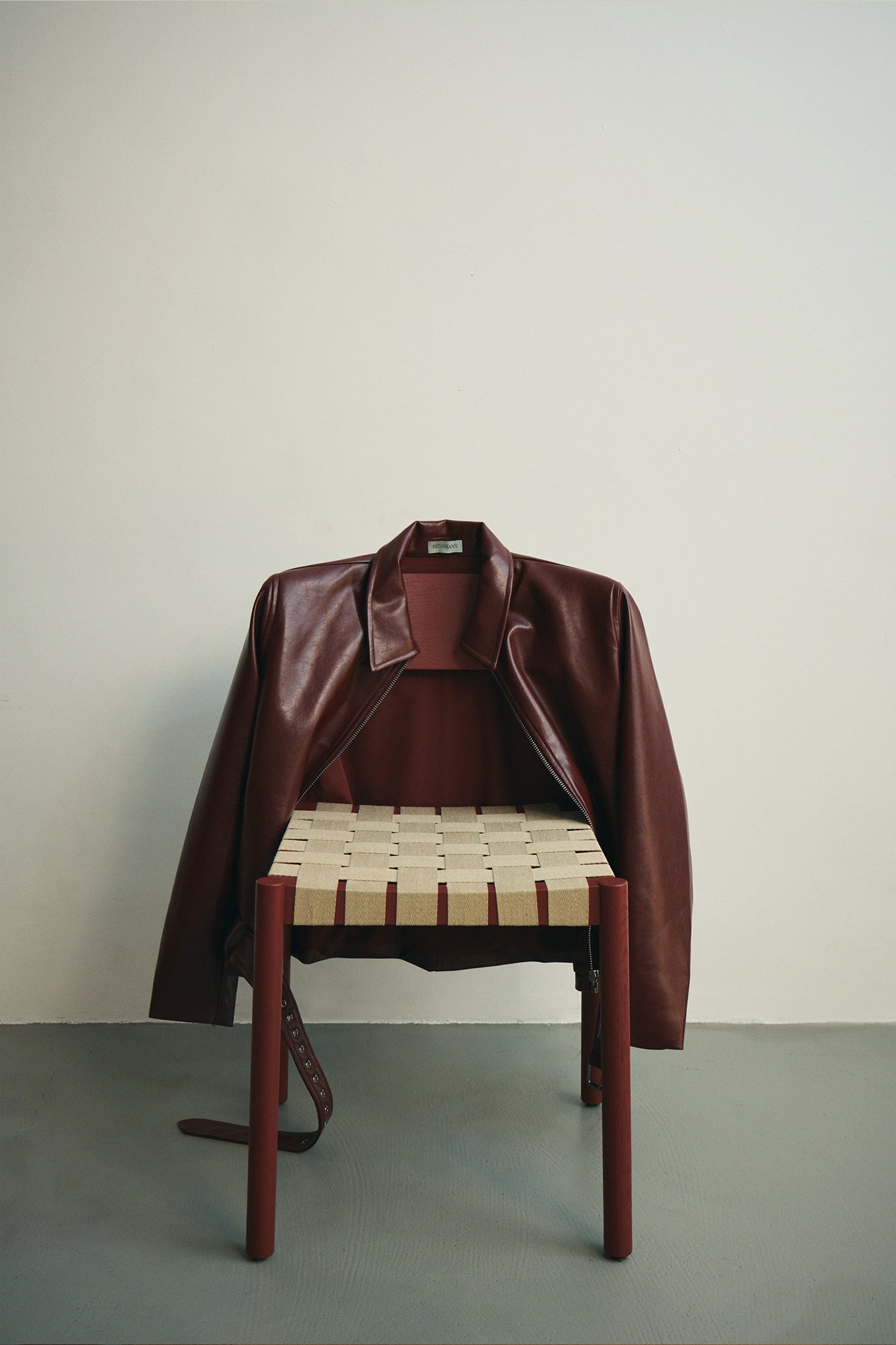 Alpha Faux Leather Jacket 人生皮外套 -酒紅