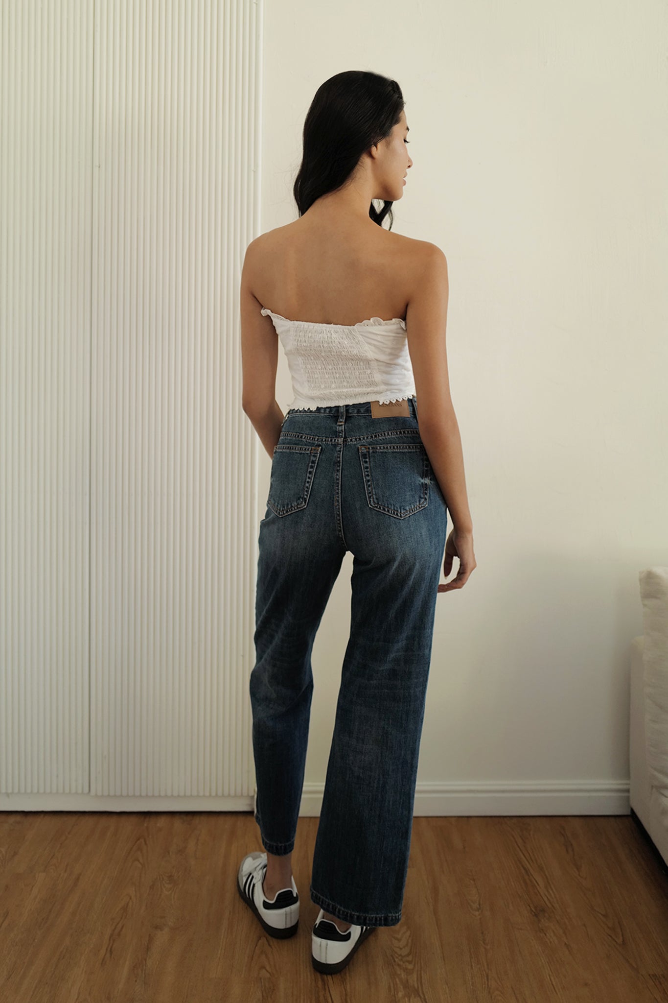 Blossom Bra Top少女心爆發平口胸墊 -白