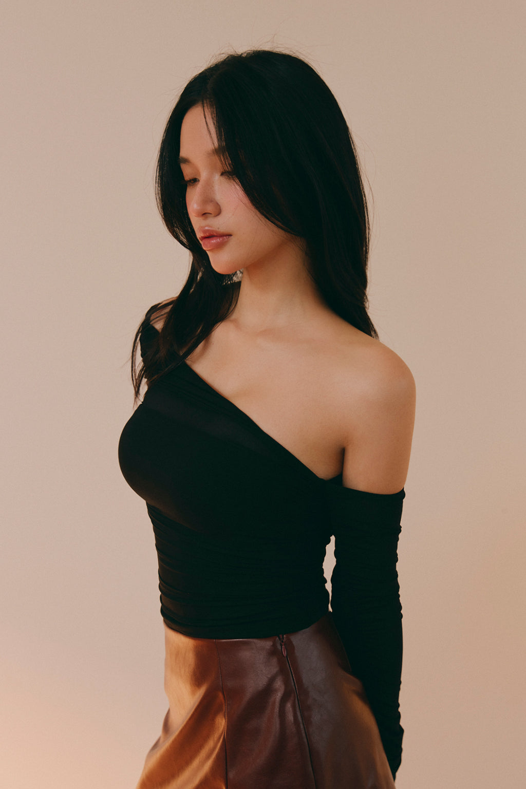 Blush Hour Bra Top 令人心動的網紗胸墊上衣 -黑