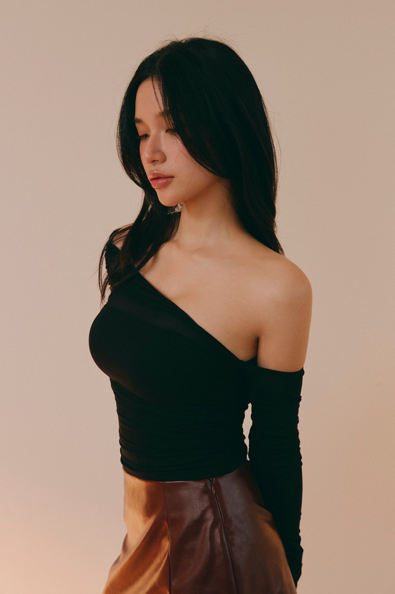 Blush Hour Bra Top 令人心動的網紗胸墊上衣 -黑