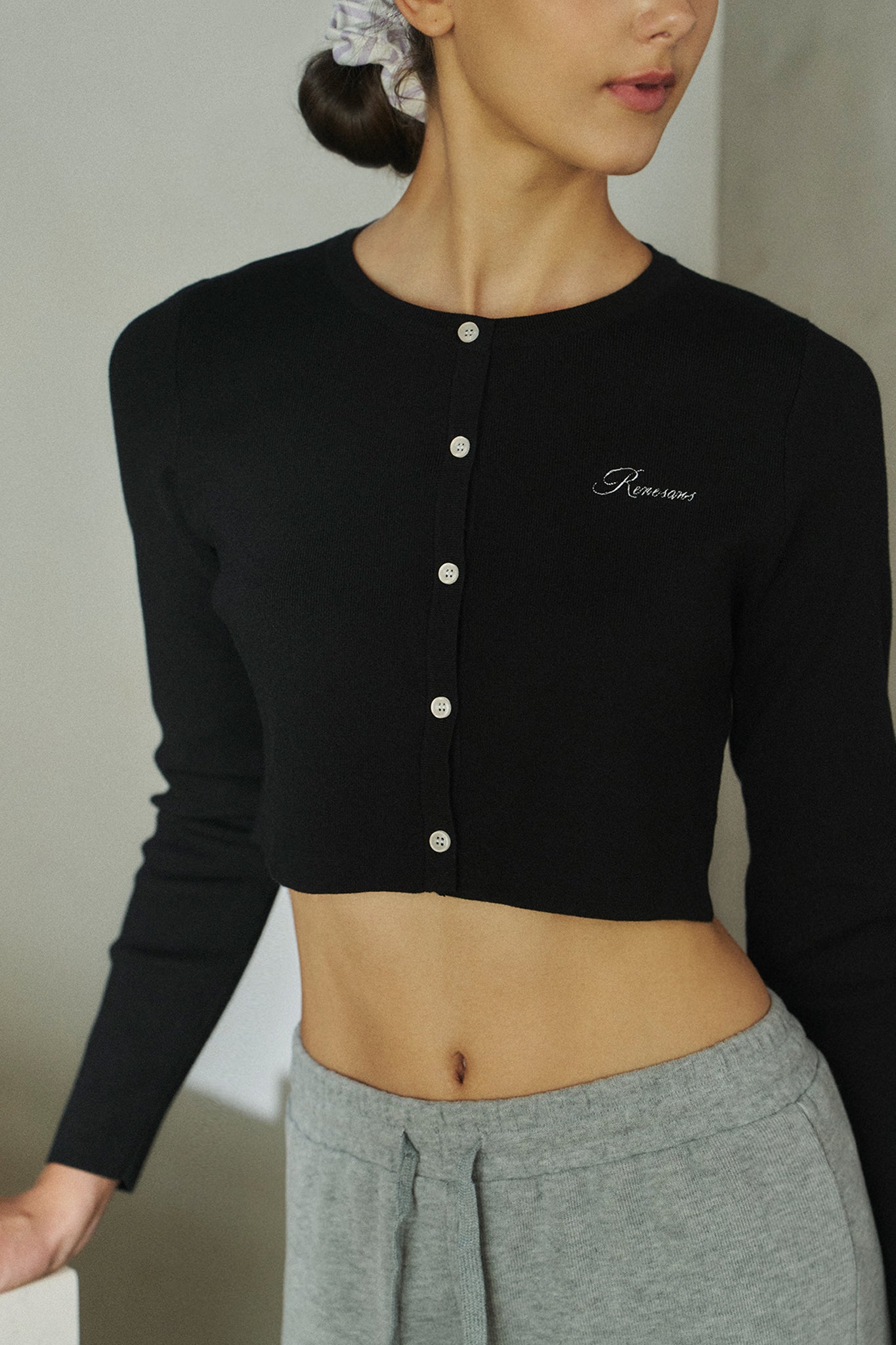 Everyday Knit Cardigan 舒適又不會太廢的針織小外套 -黑