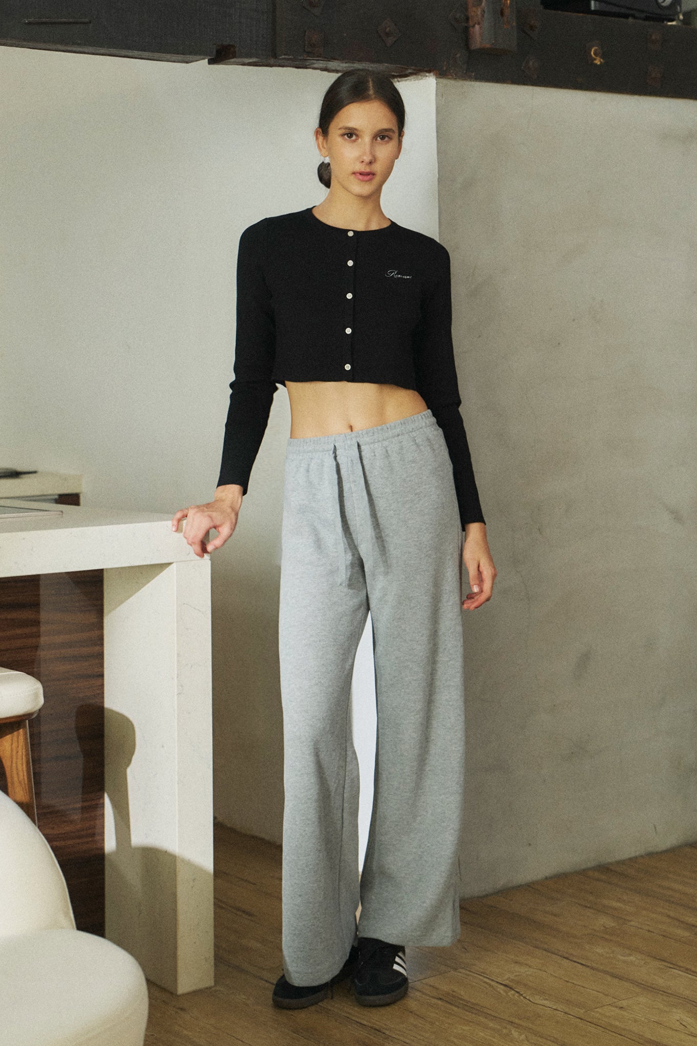 Everyday Knit Cardigan 舒適又不會太廢的針織小外套 -黑