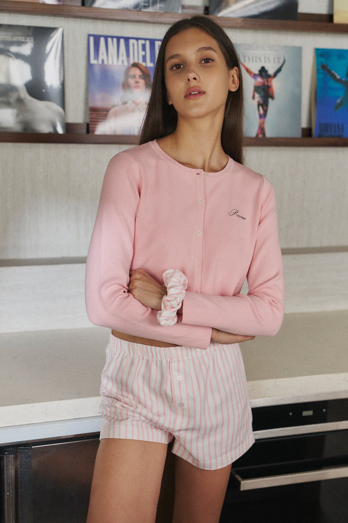 Everyday Knit Cardigan 舒適又不會太廢的針織小外套 -粉