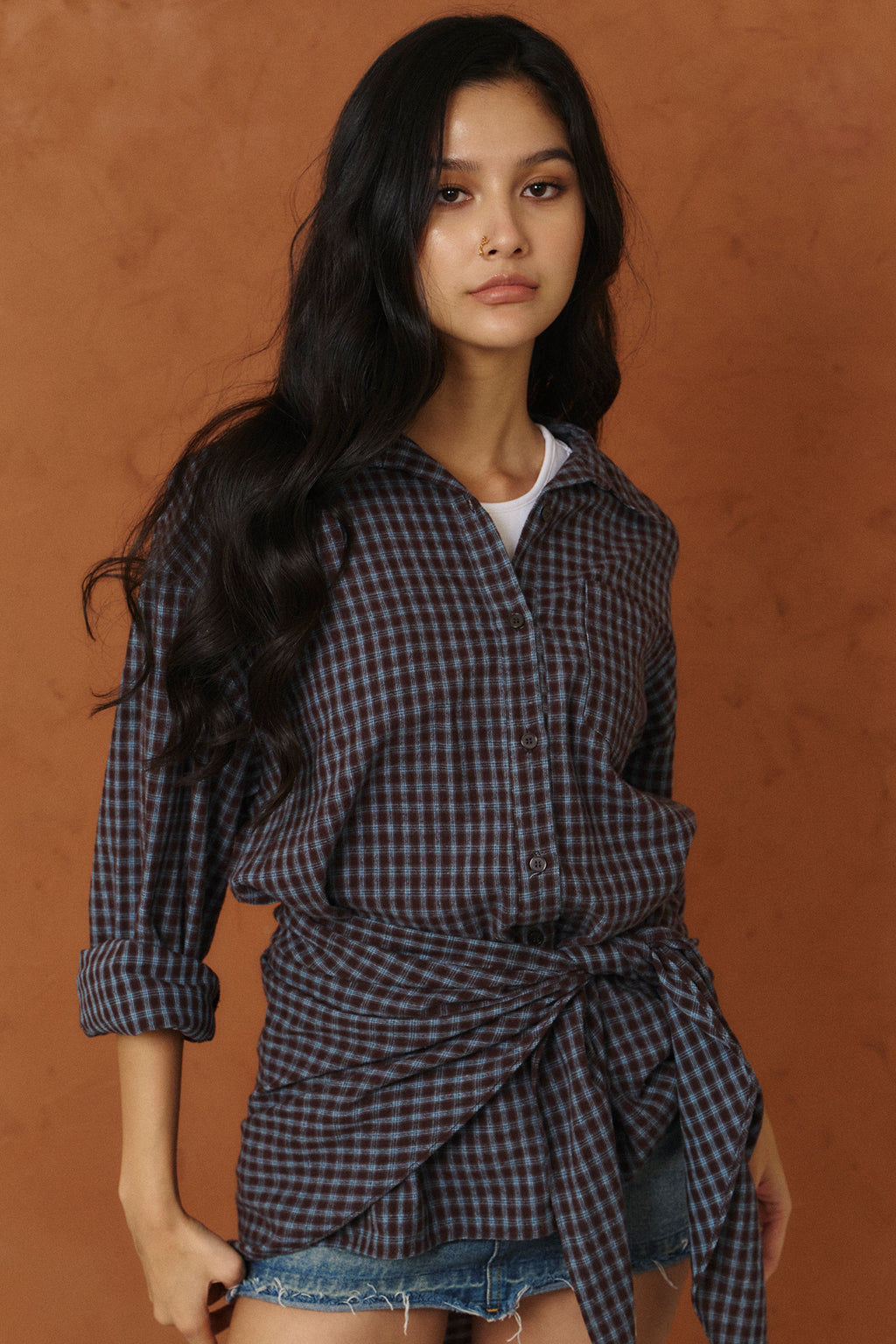 Good Days 2-way Check Shirt 走路有風格紋襯衫 - 藍格紋