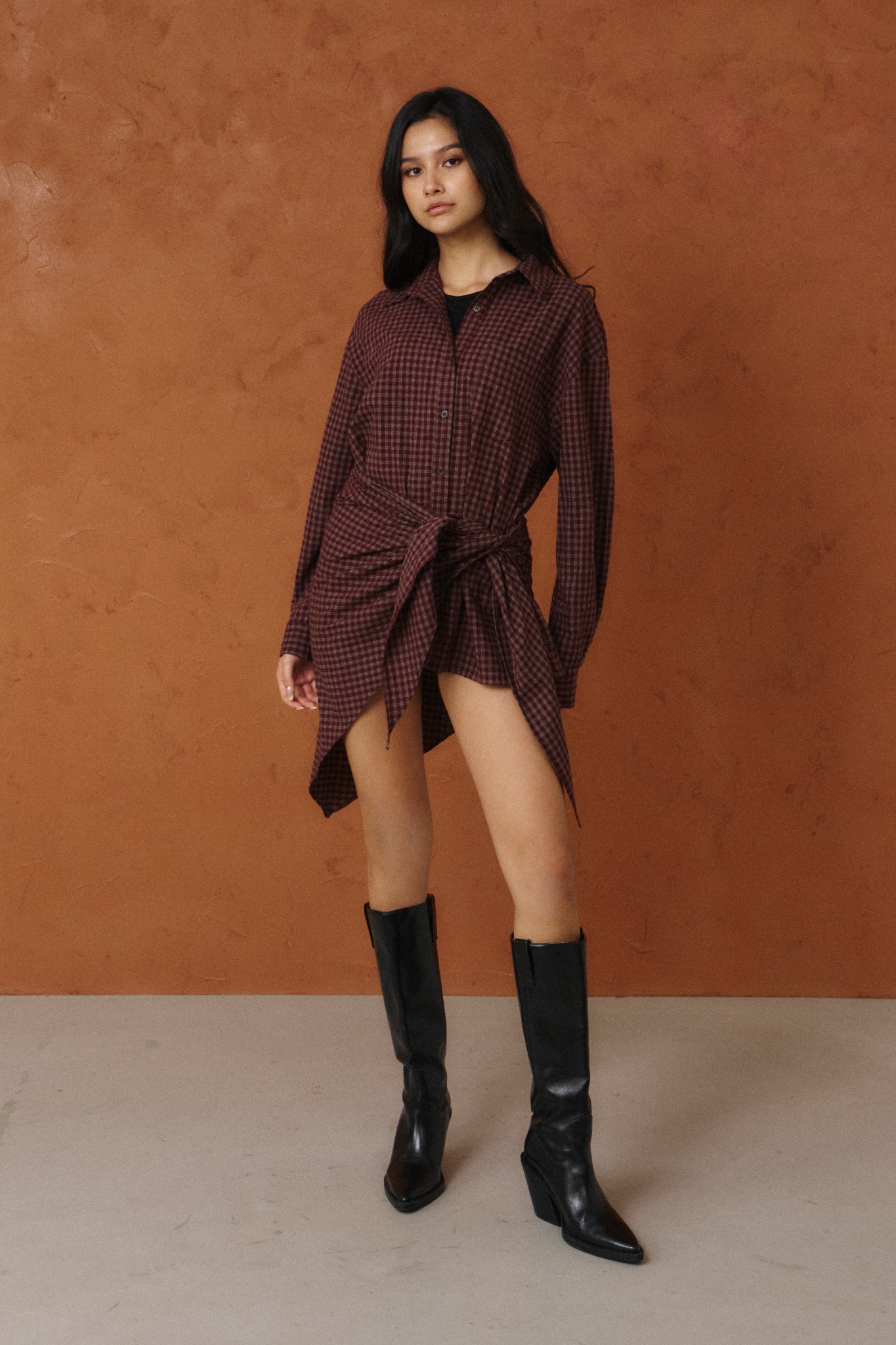 Good Days 2-way Check Shirt 走路有風格紋襯衫 - 紅格紋