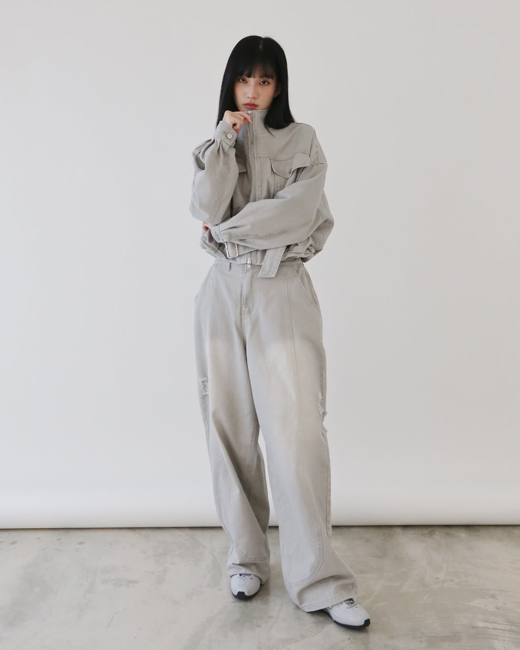 Glow Different 洗舊牛仔外套