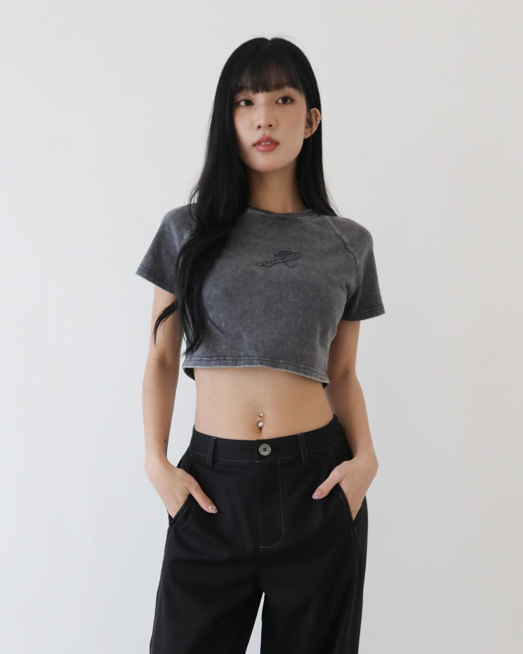 D.Soft Wash洗舊棉Bra T
