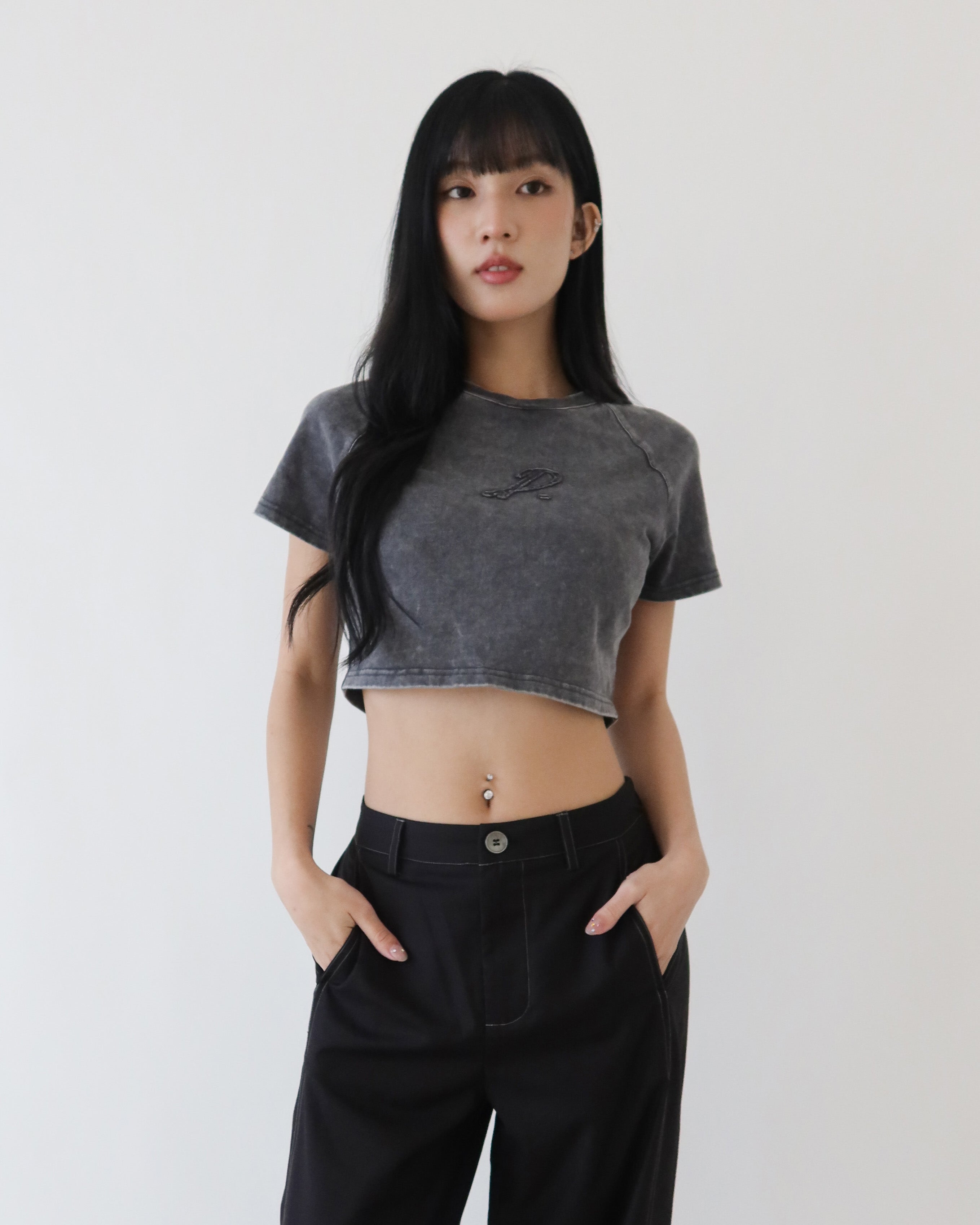 D.Soft Wash洗舊棉Bra T