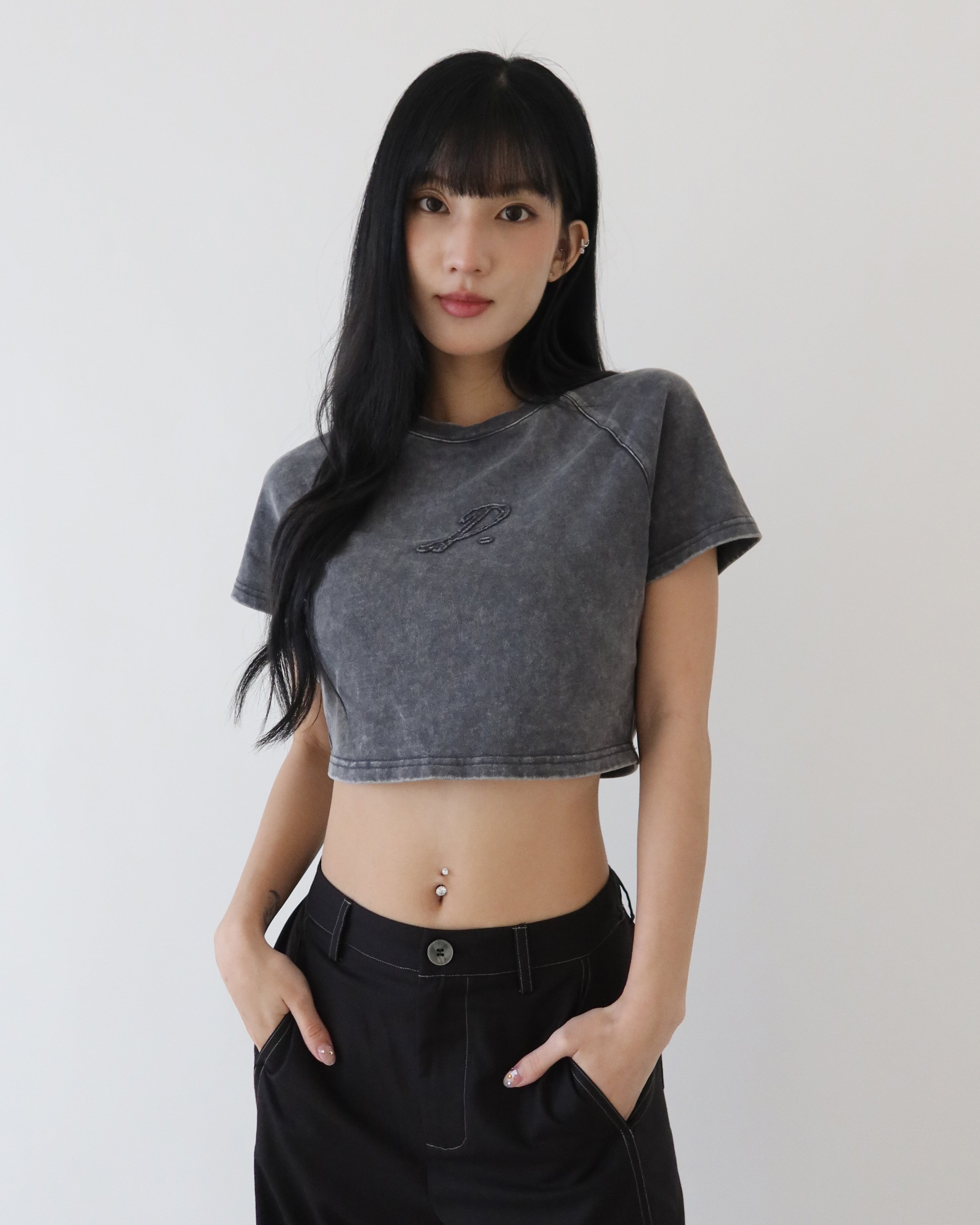 D.Soft Wash洗舊棉Bra T