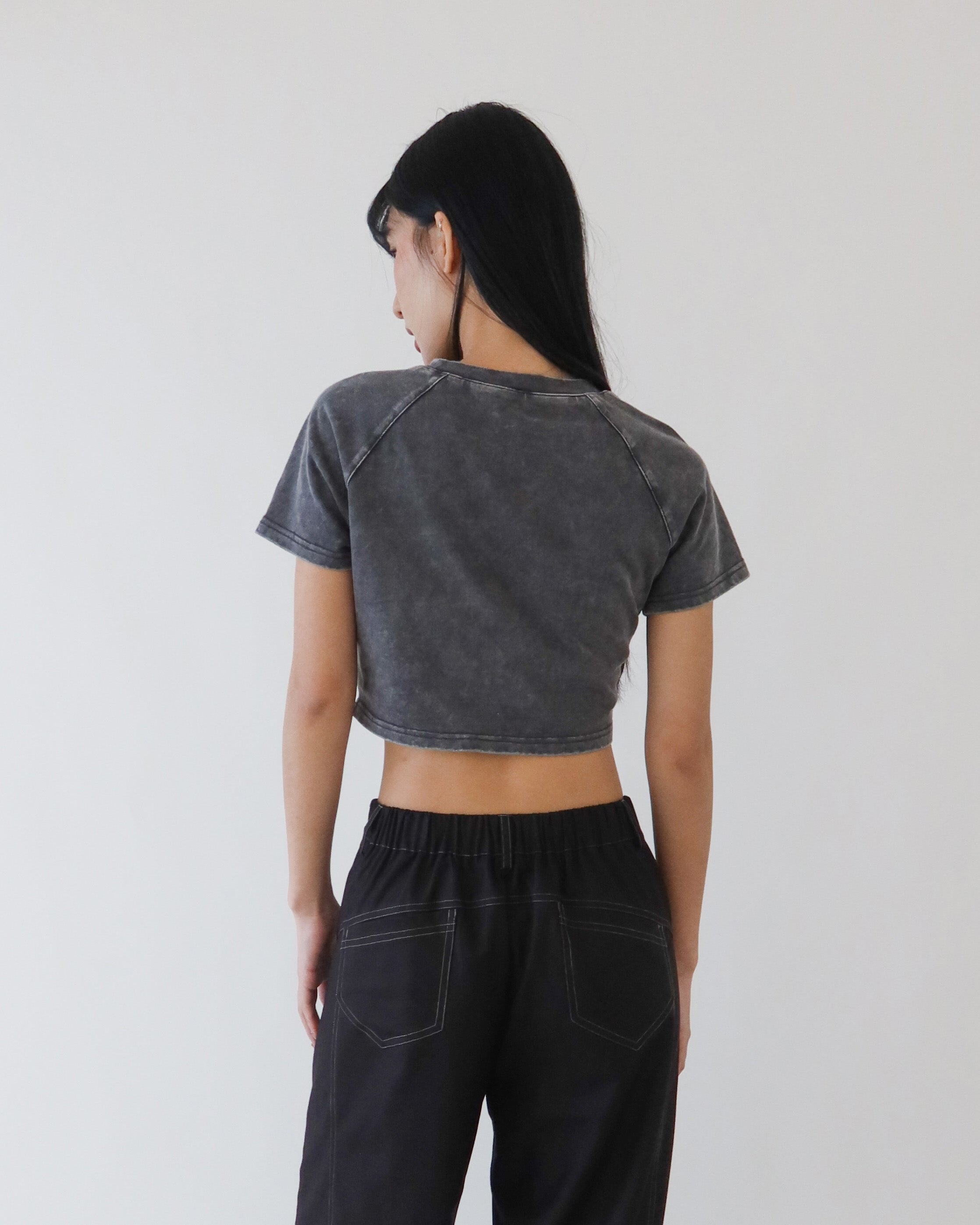 D.Soft Wash洗舊棉Bra T
