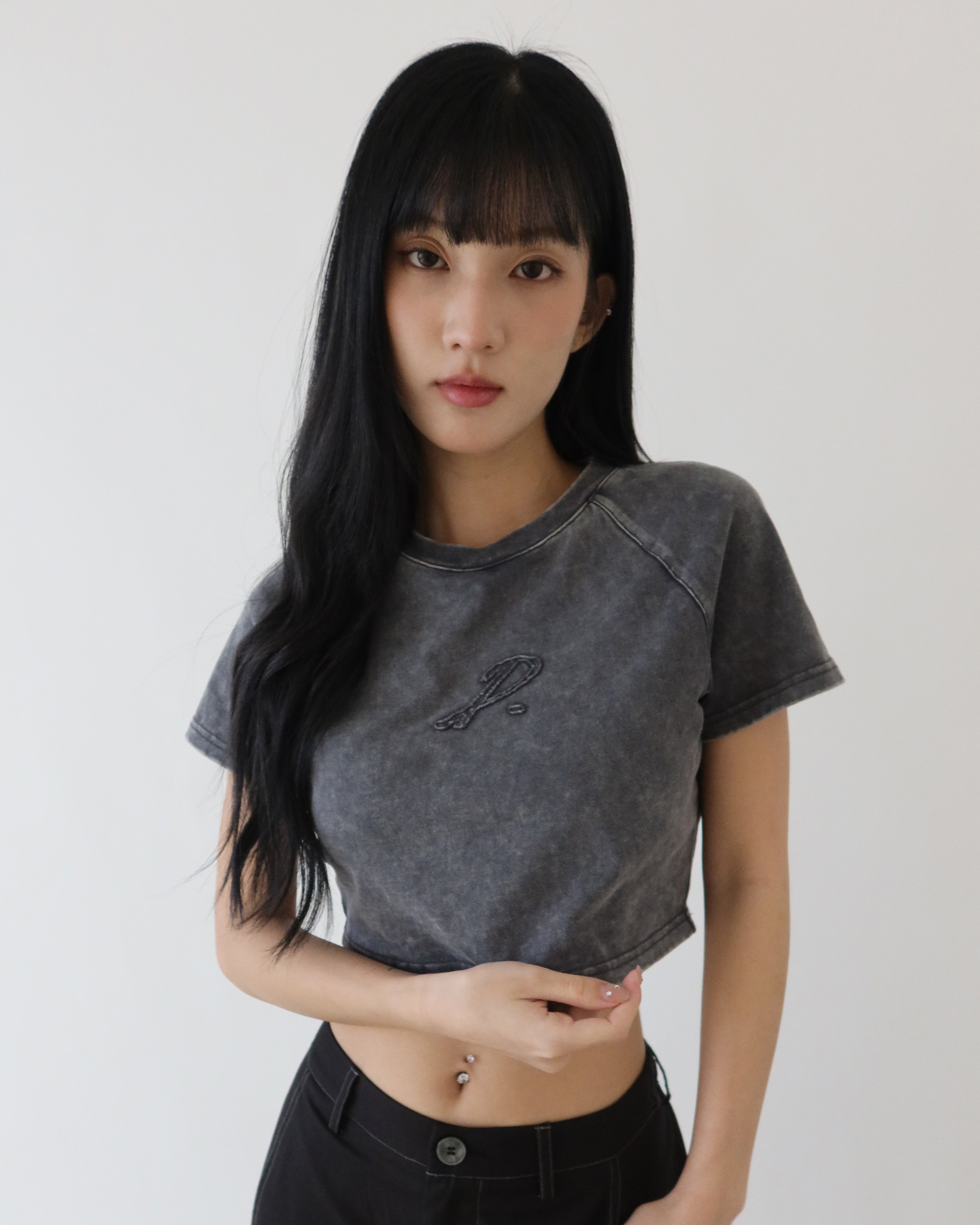 D.Soft Wash洗舊棉Bra T
