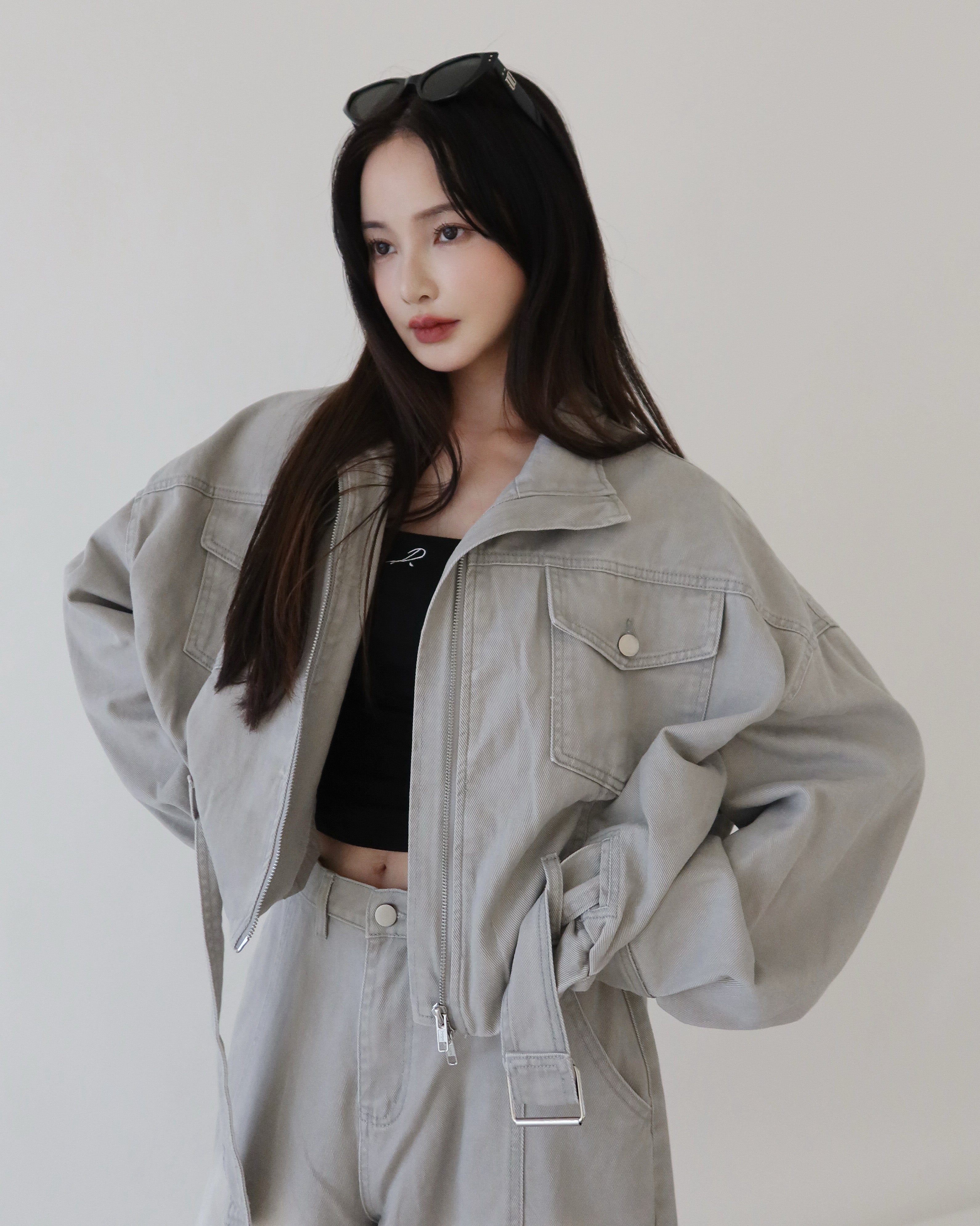 Glow Different 洗舊牛仔外套