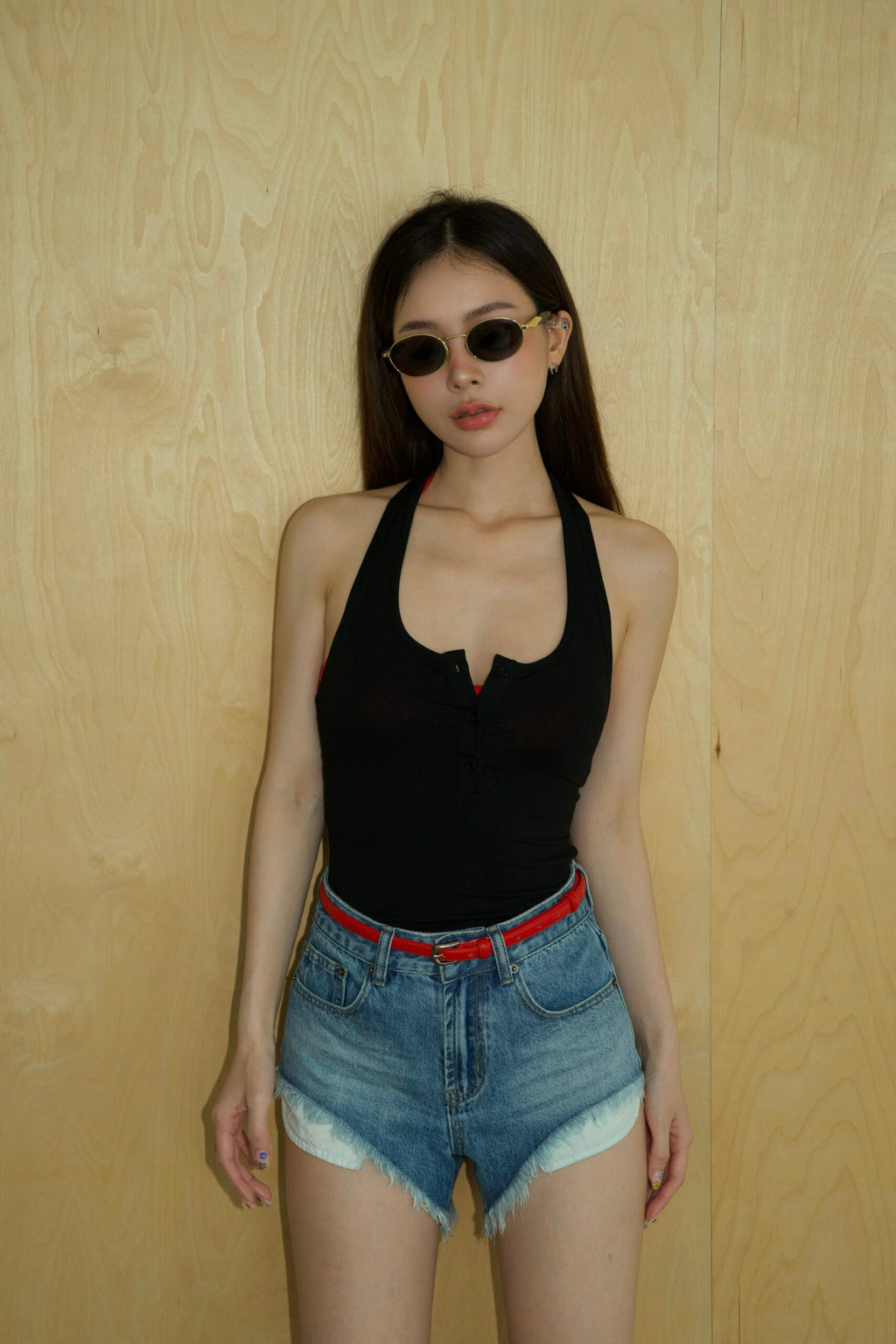 In a Heartbeat Sheer Top 心動不如馬上行動透膚上衣 -黑