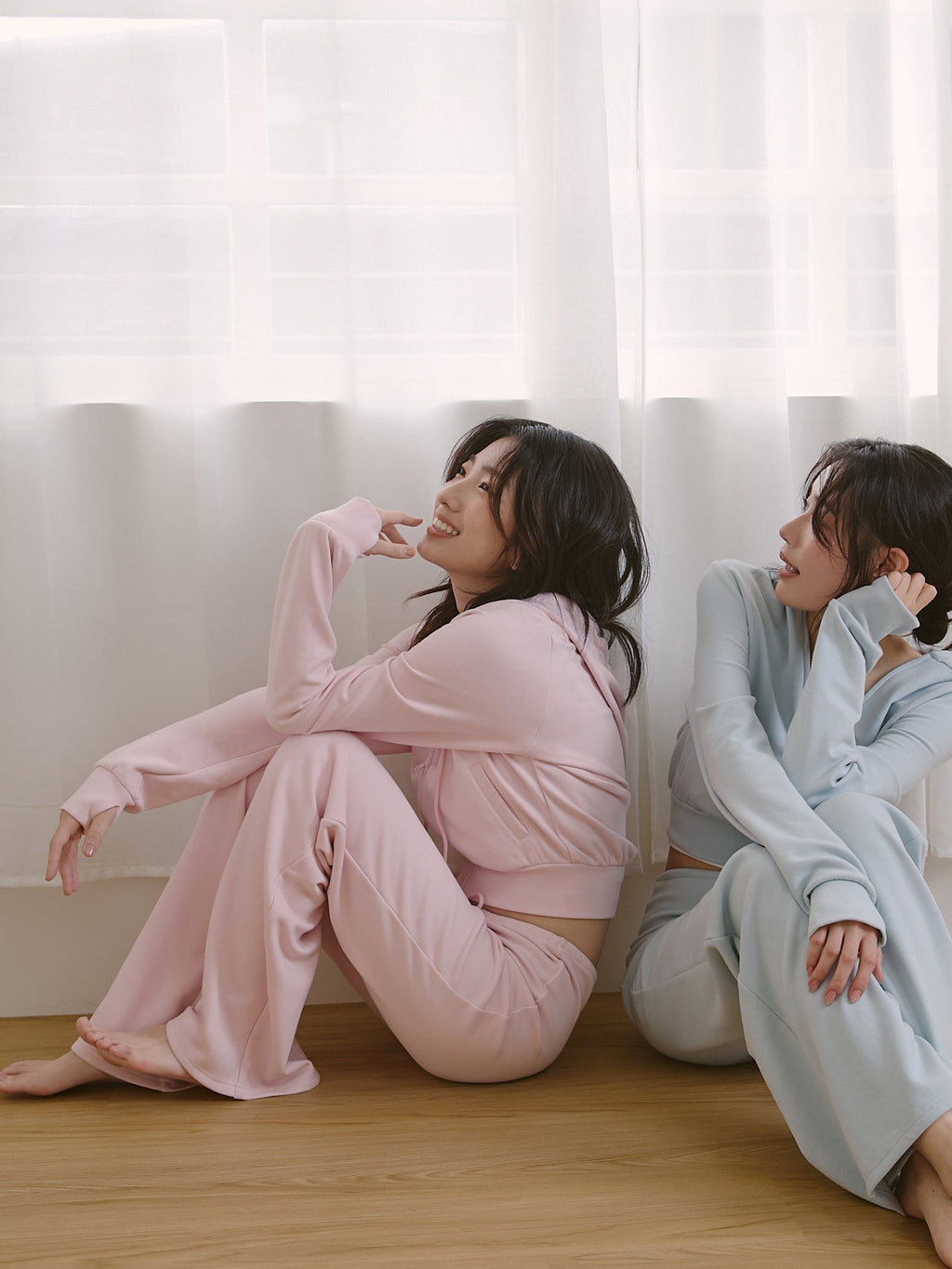 ' sts ' 絨面綁帶長褲