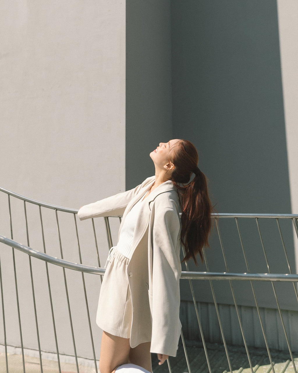 ' sts ' 俐落寬版西裝外套