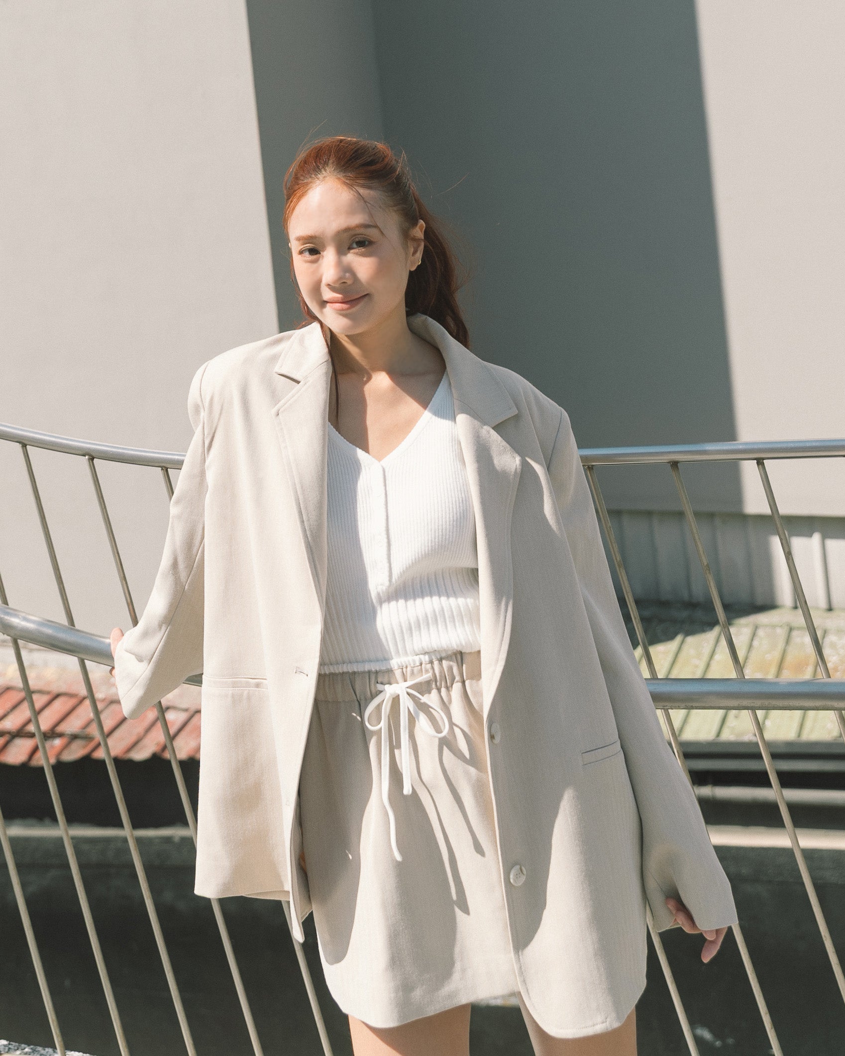 ' sts ' 俐落寬版西裝外套