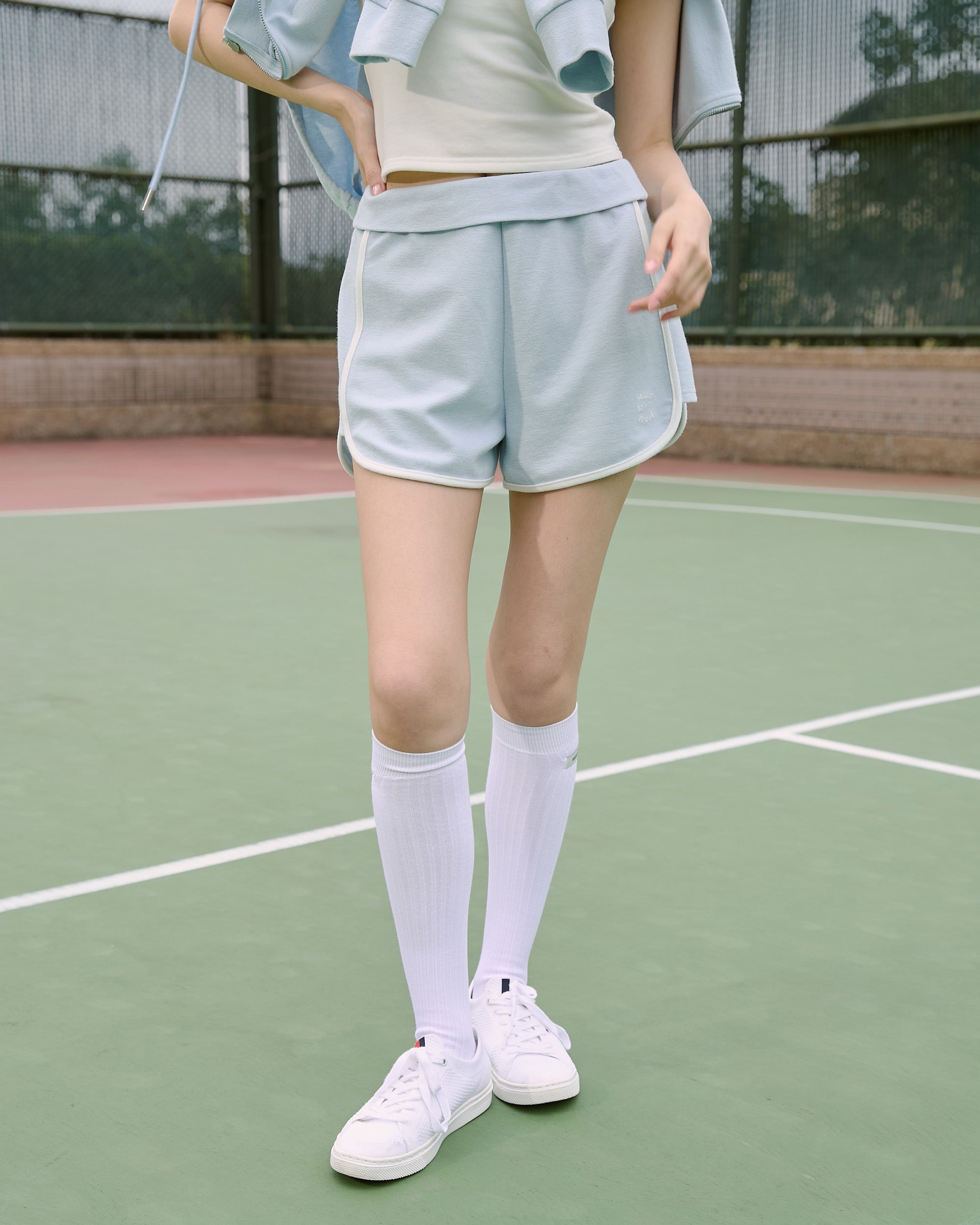 ' sts '  Cozy撞色運動短褲