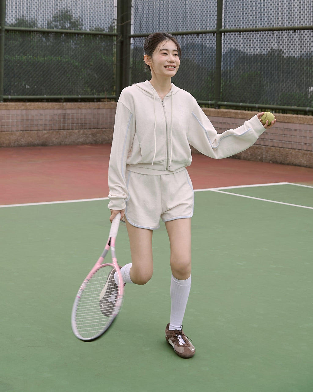 ' sts '  Cozy撞色運動短褲