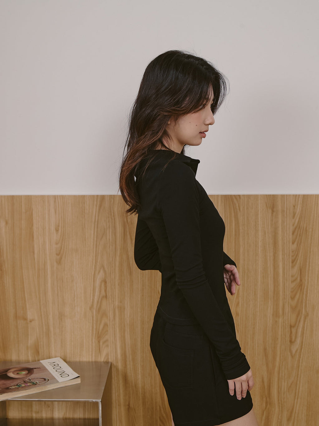 ' sts ' 親膚內磨毛保暖上衣