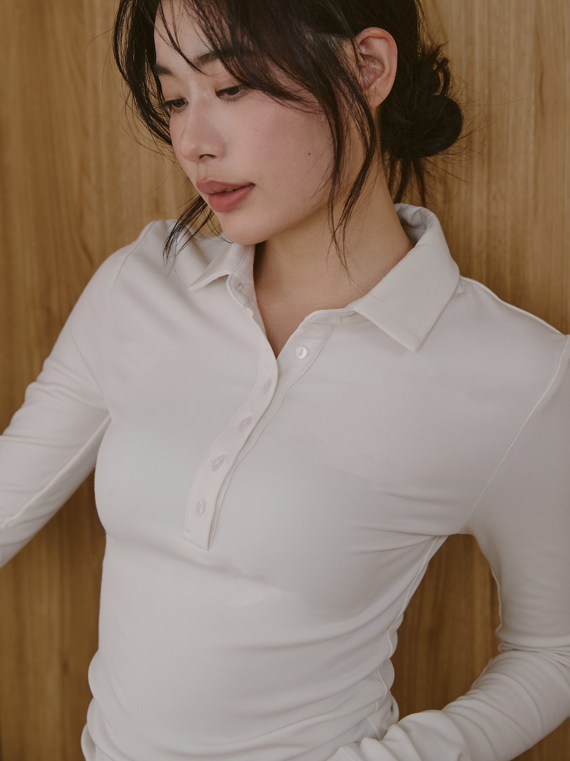 ' sts ' 親膚內磨毛保暖上衣