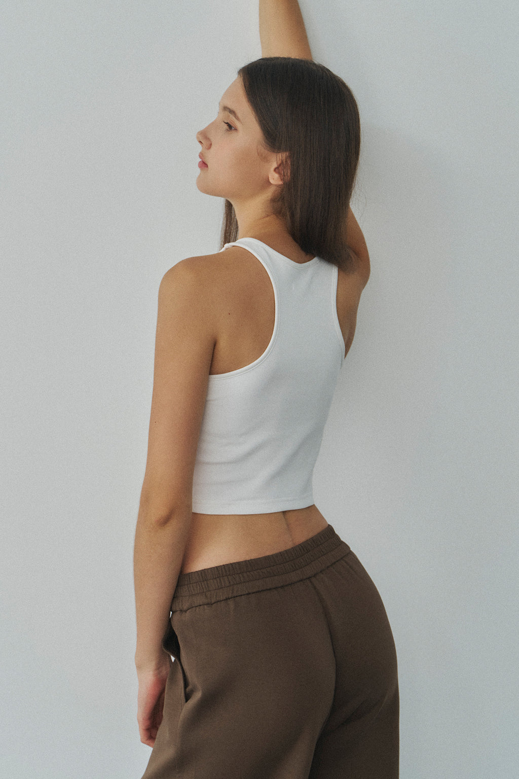 Jelly Cotton Bra Top 啾啾果凍棉胸墊背心 -白