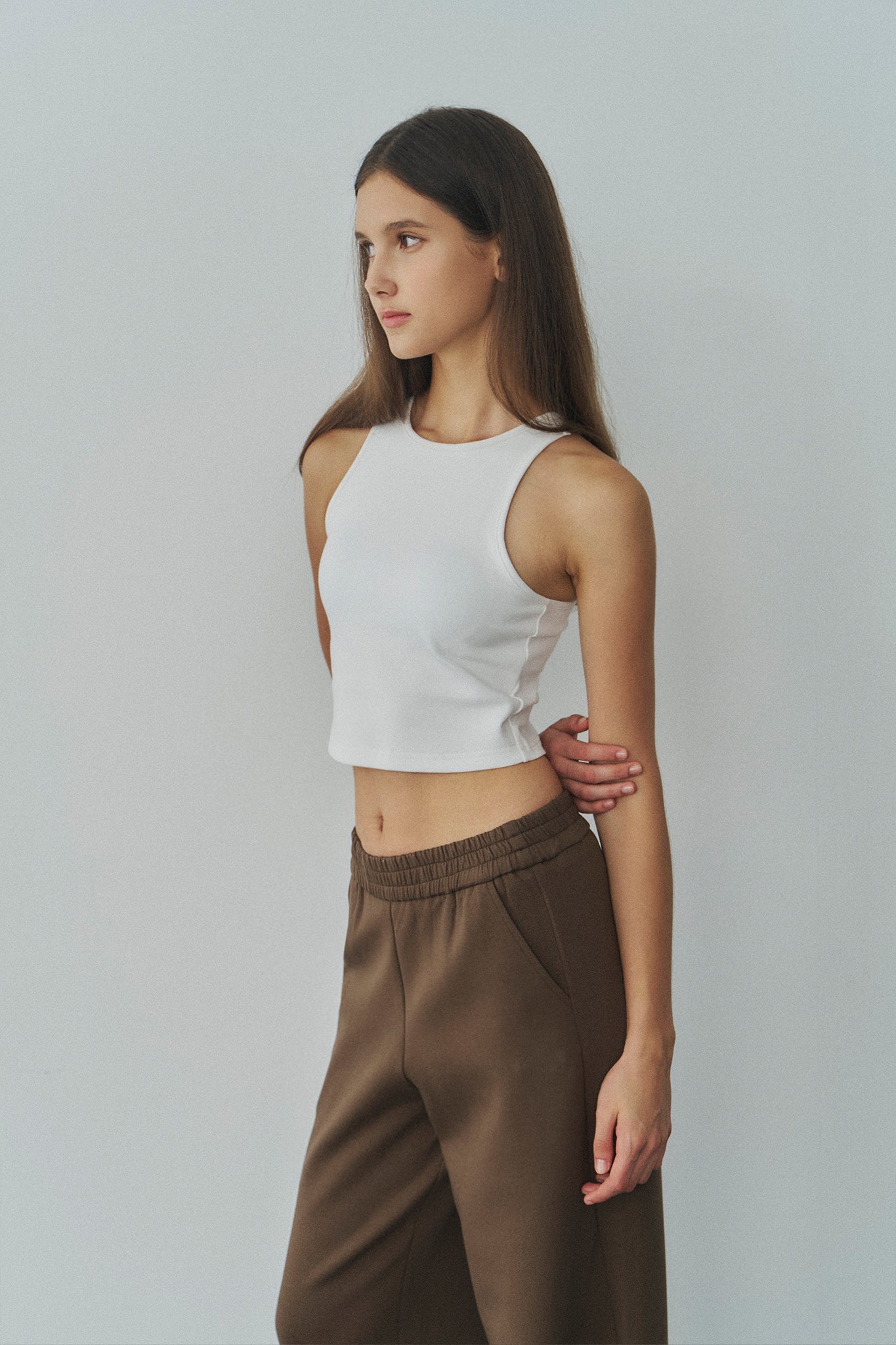 Jelly Cotton Bra Top 啾啾果凍棉胸墊背心 -白