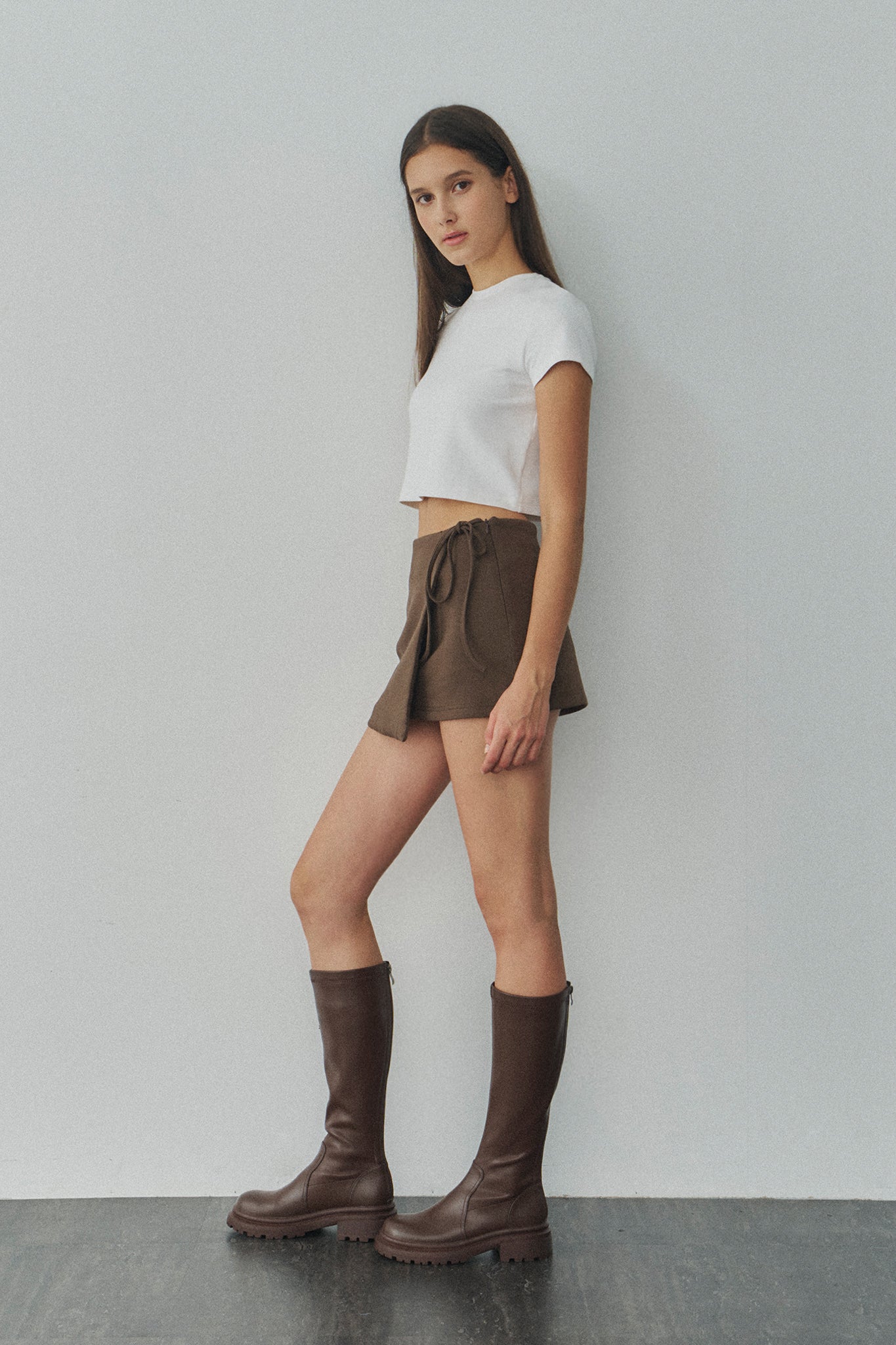 Jelly Cotton T 啾啾果凍棉短T -白