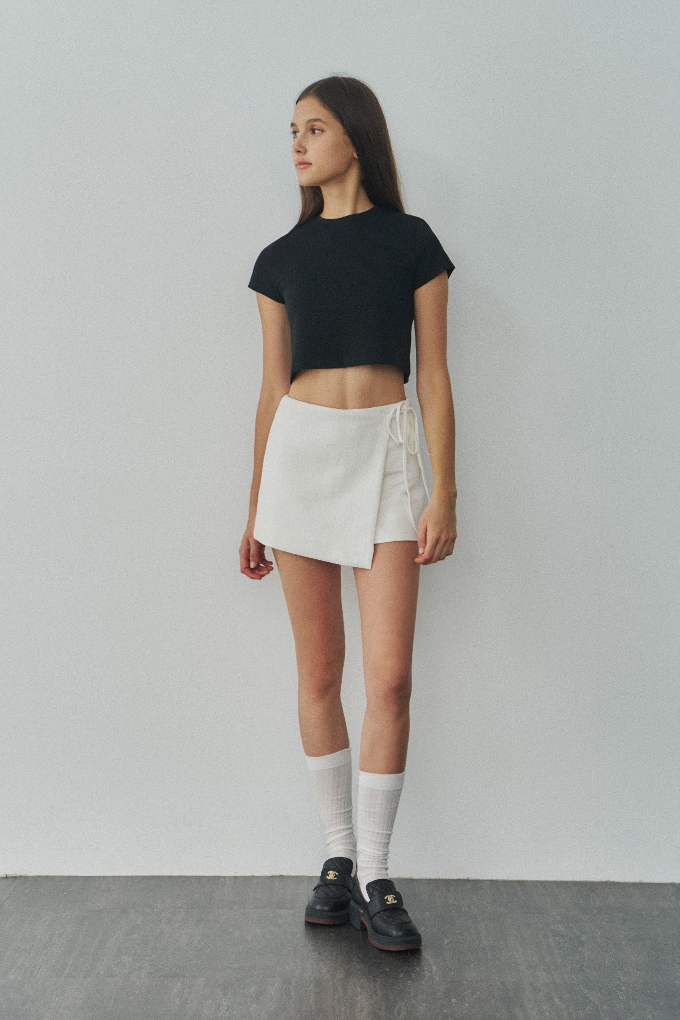 Jelly Cotton T 啾啾果凍棉短T -黑