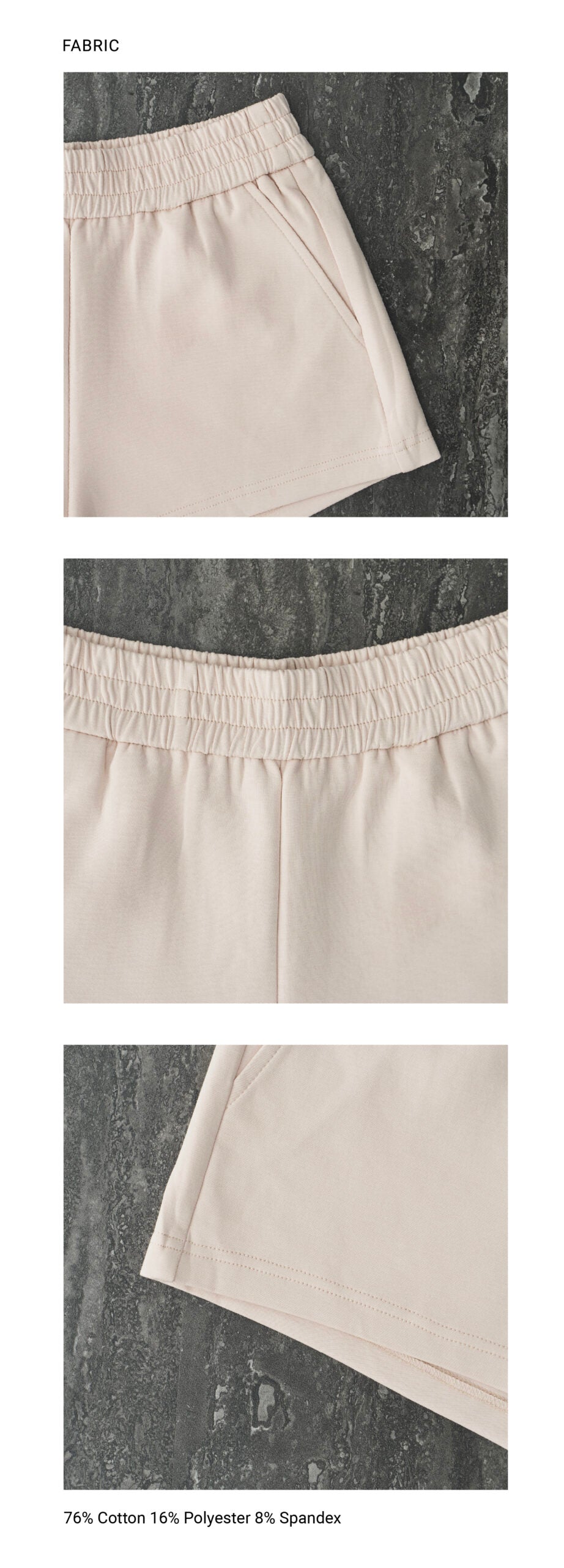 Jelly Cotton Shorts 啾啾果凍棉短褲 -白