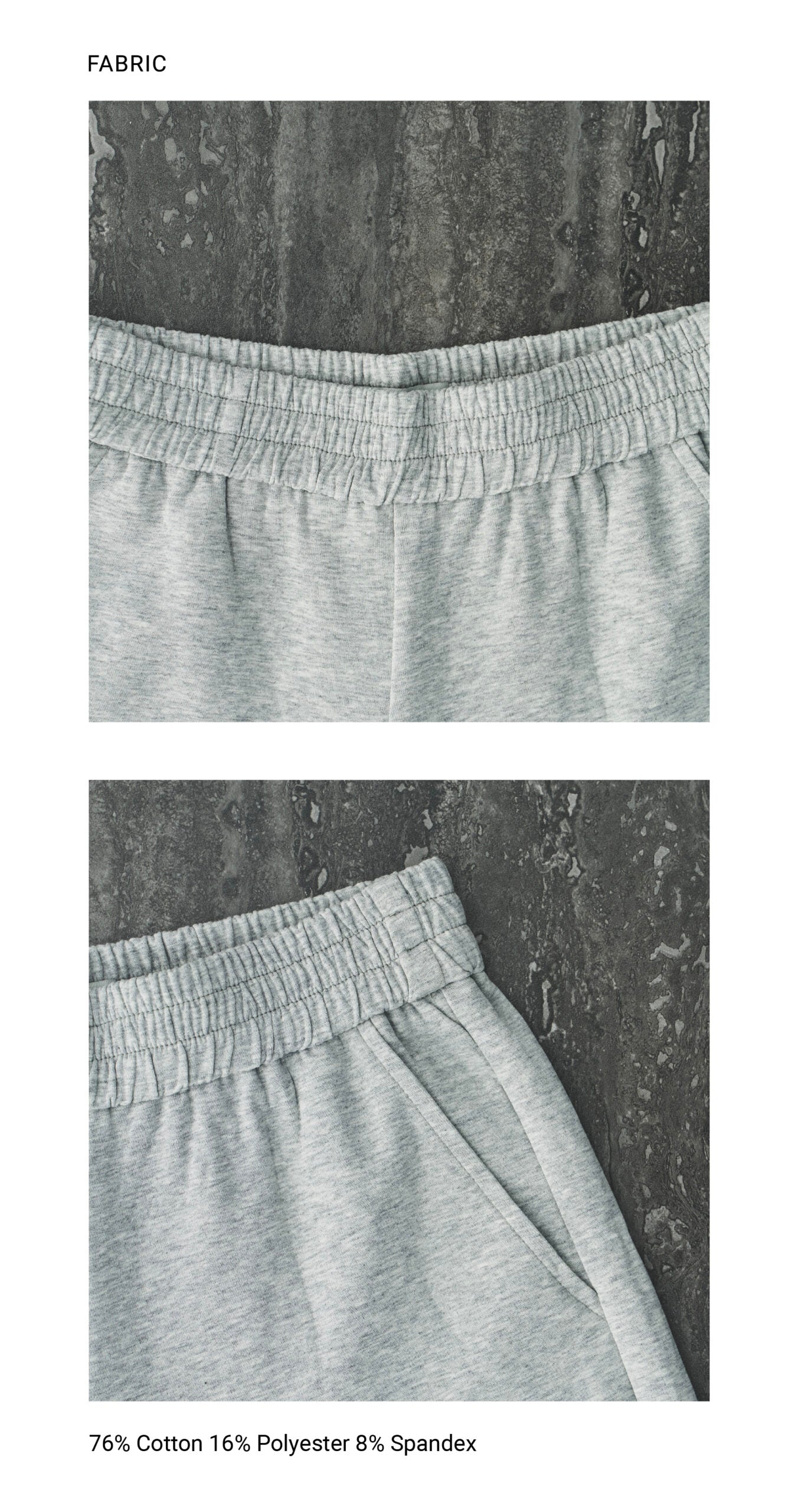 Jelly Cotton Sweatpants 啾啾果凍棉長褲 -棕