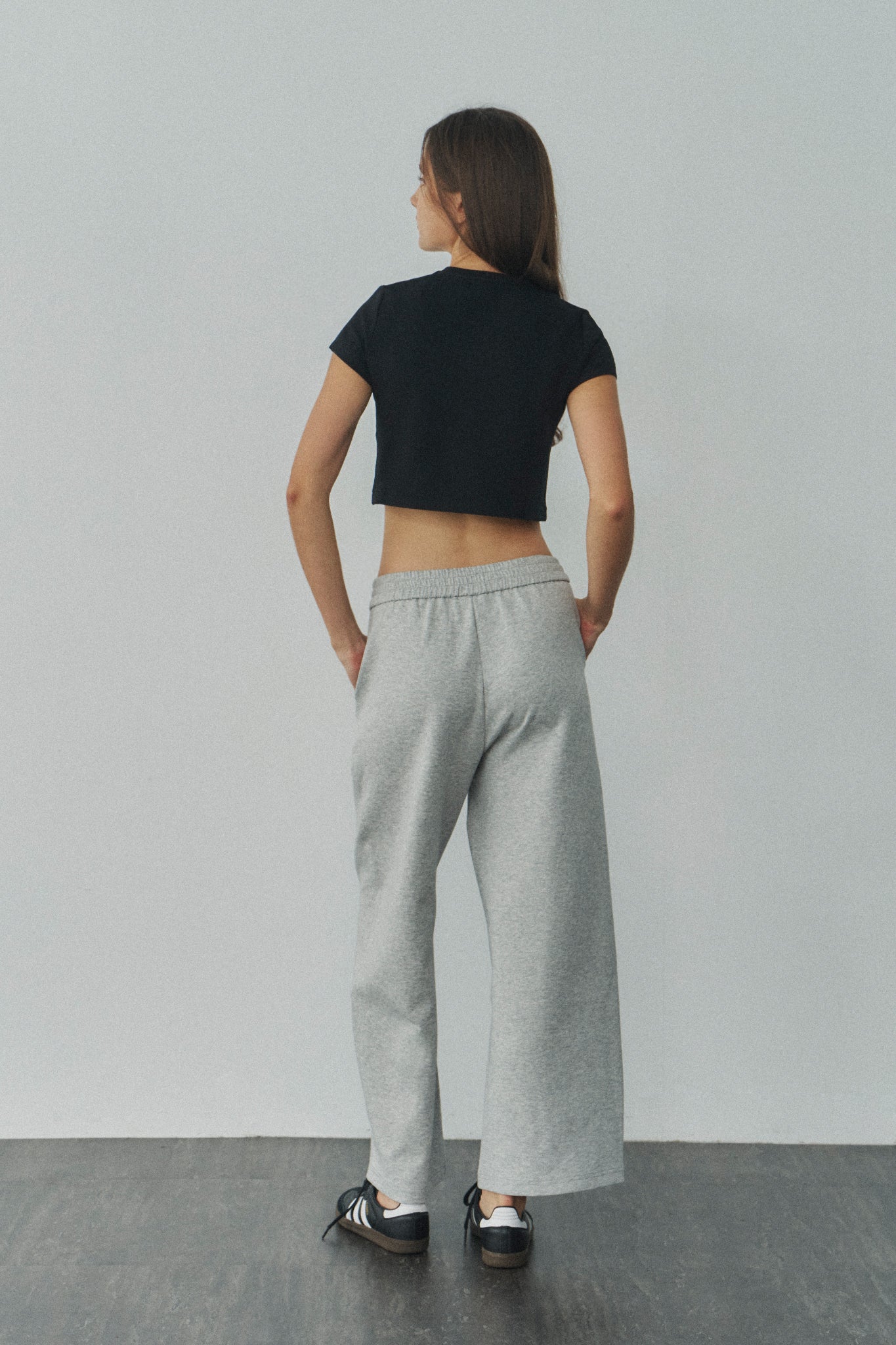 Jelly Cotton Sweatpants 啾啾果凍棉長褲 -灰