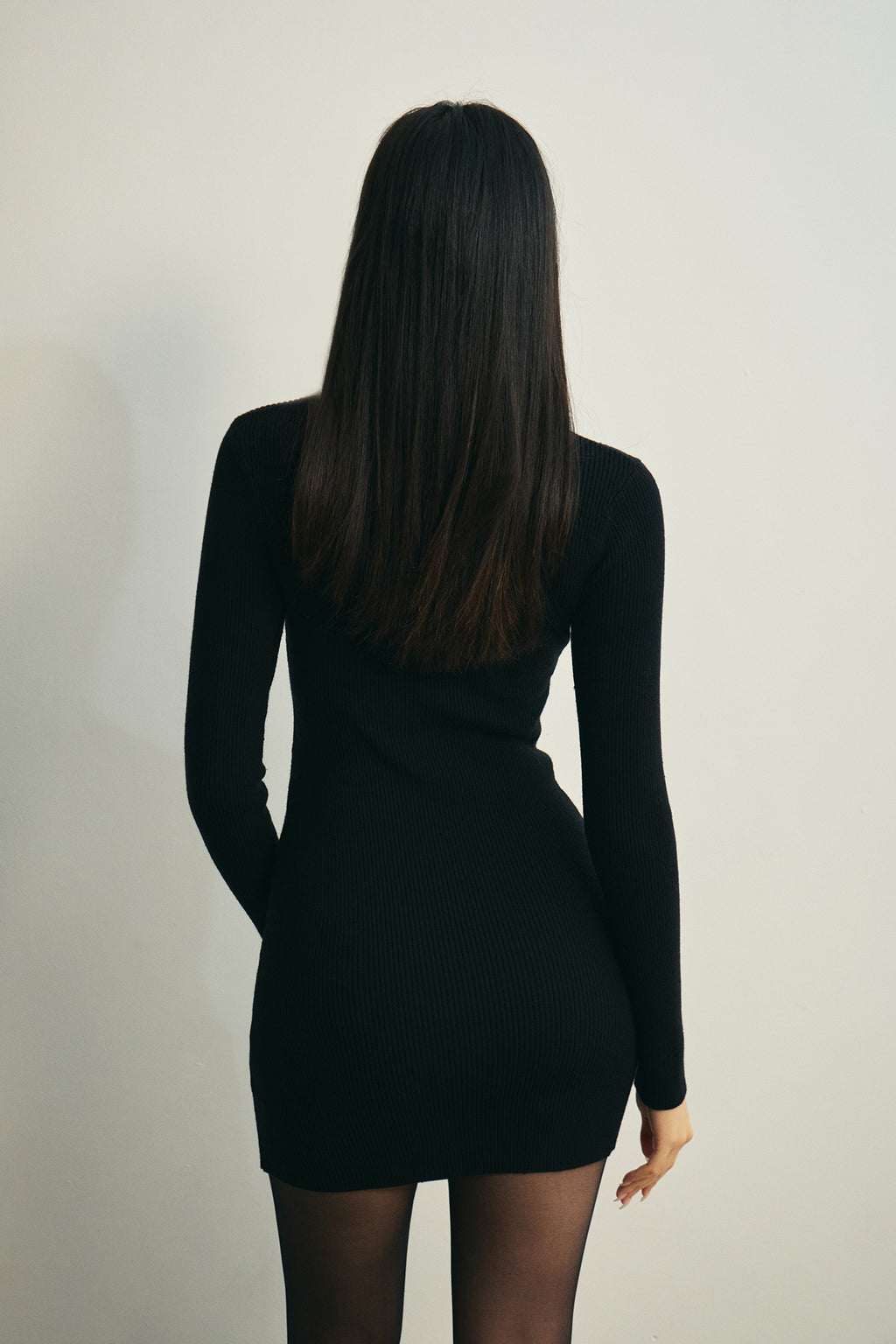 Looking Good Knit Dress 好身材針織短洋裝 -黑