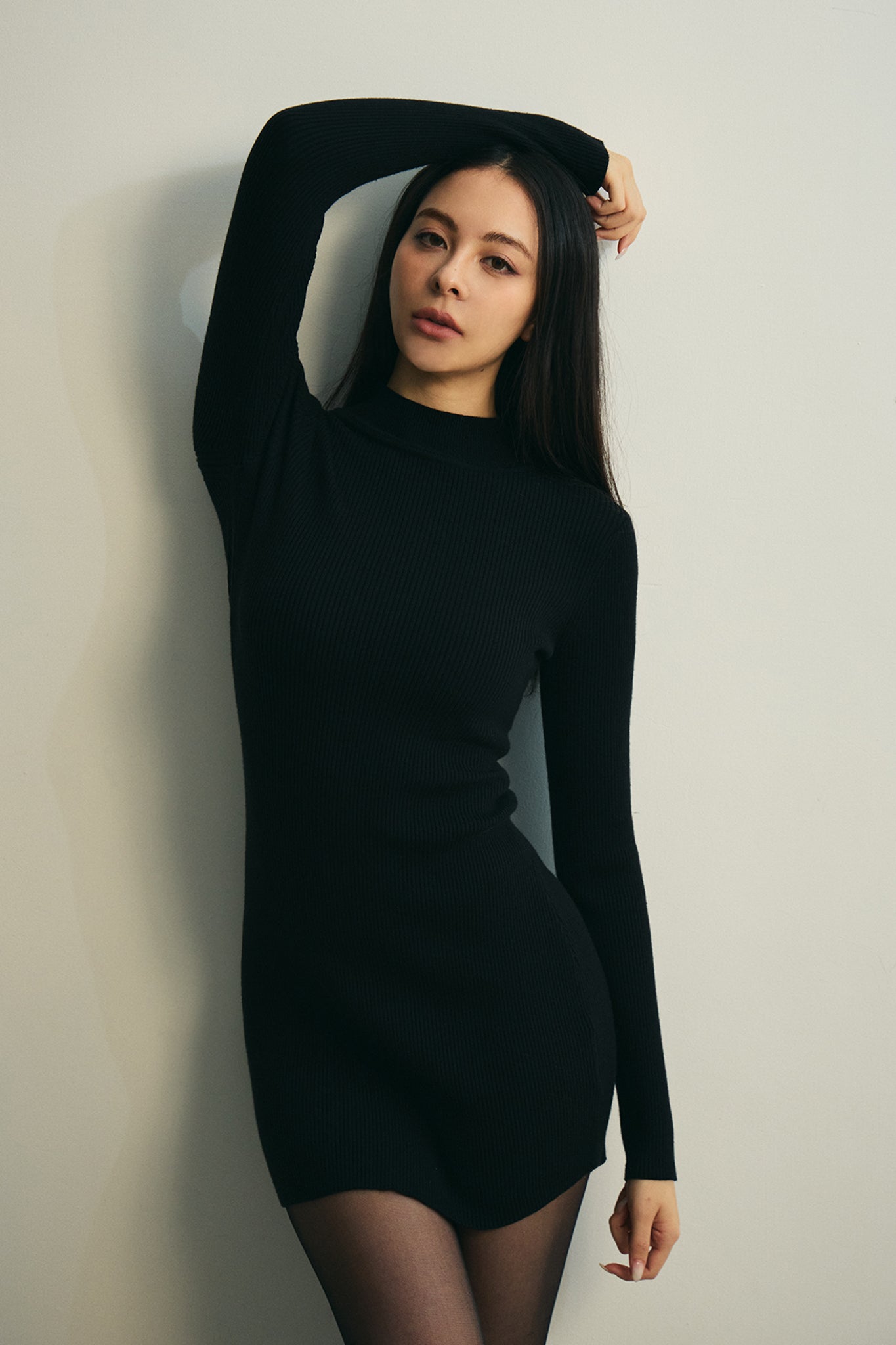 Looking Good Knit Dress 好身材針織短洋裝 -黑