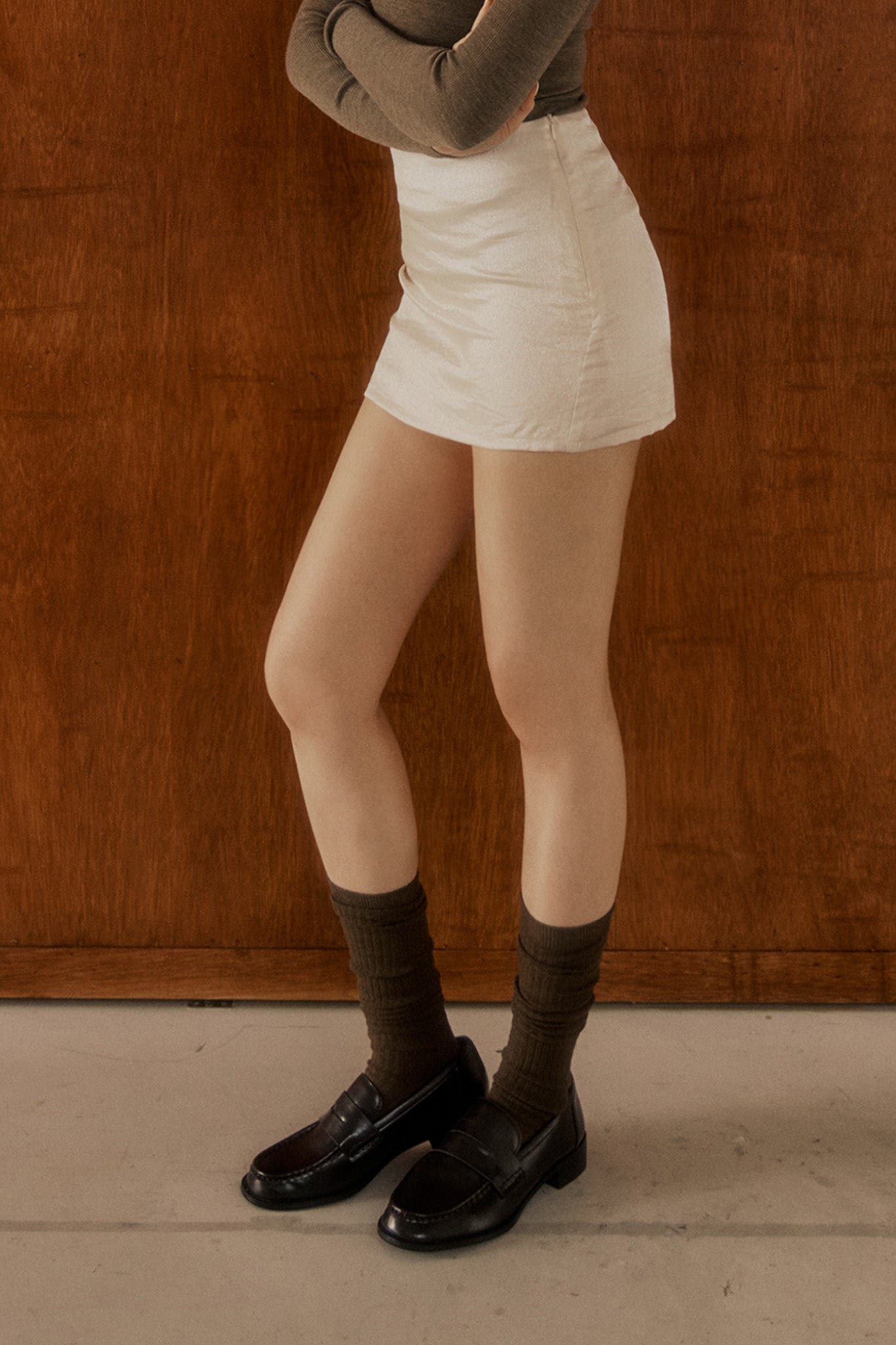 Dazzling Mini Skirt 眼花撩亂暮光短裙 -香檳