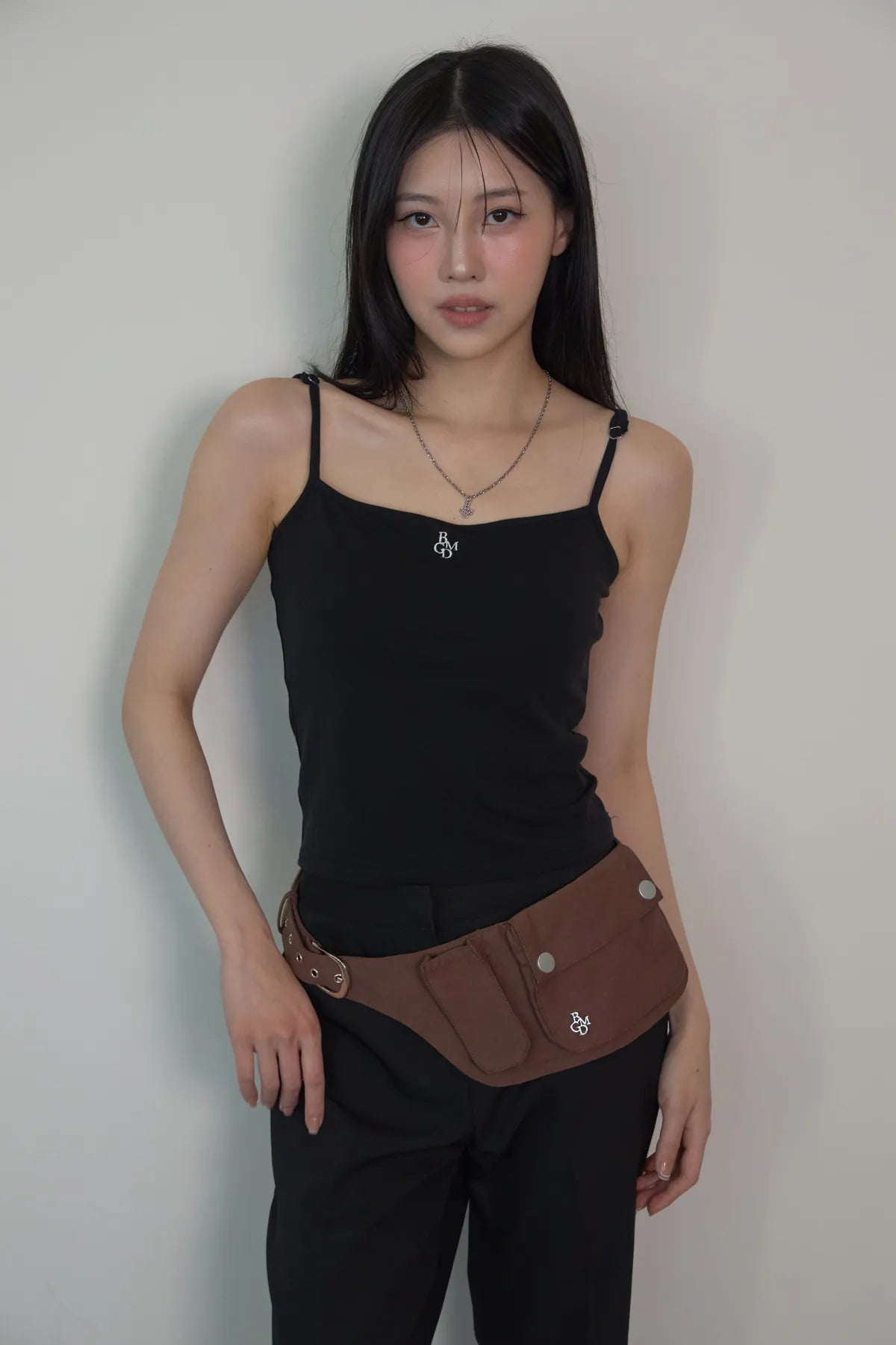 「BOGAMADE」第二代不露肚臍bra背心 - 黑