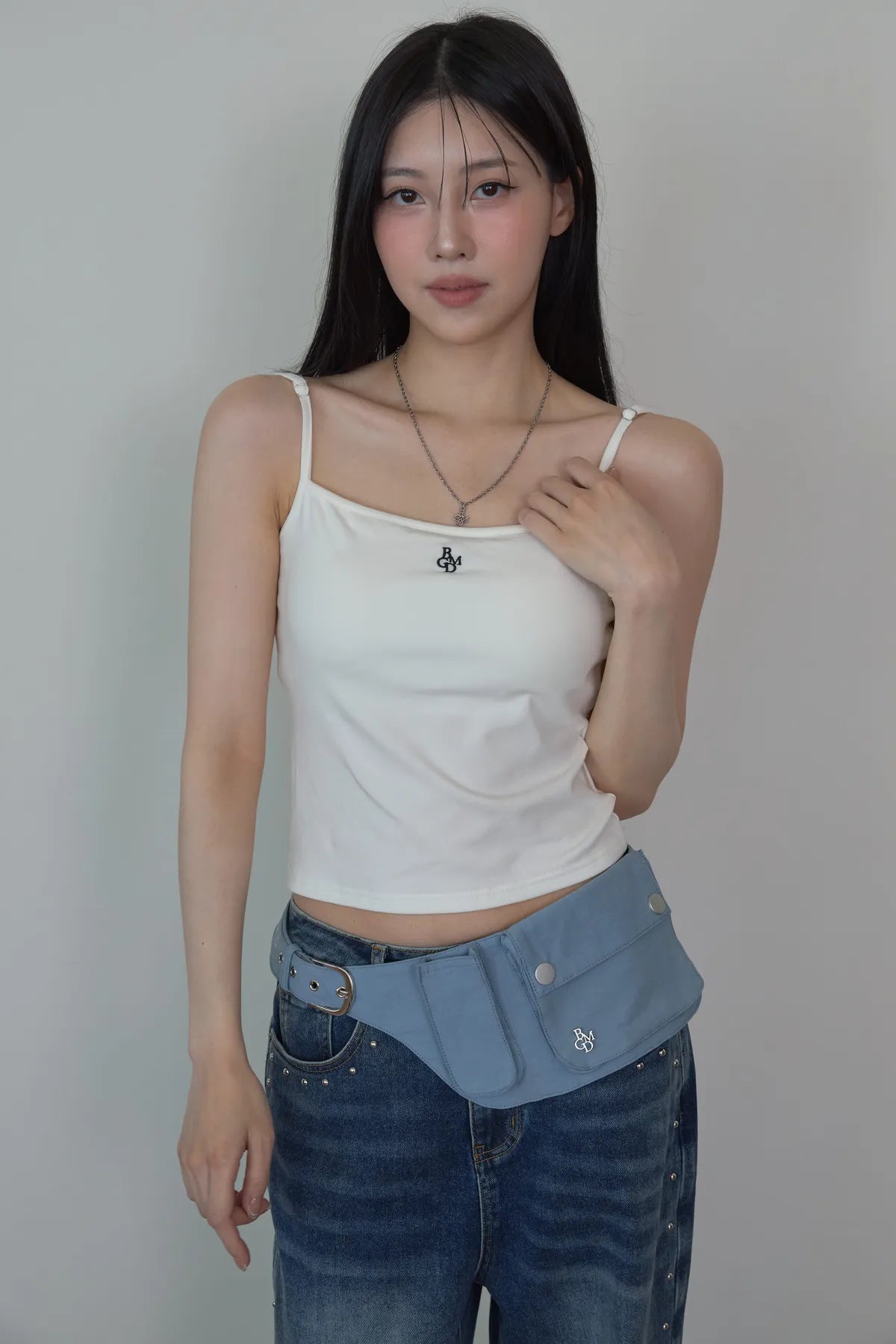 「BOGAMADE」第二代不露肚臍bra背心 - 白