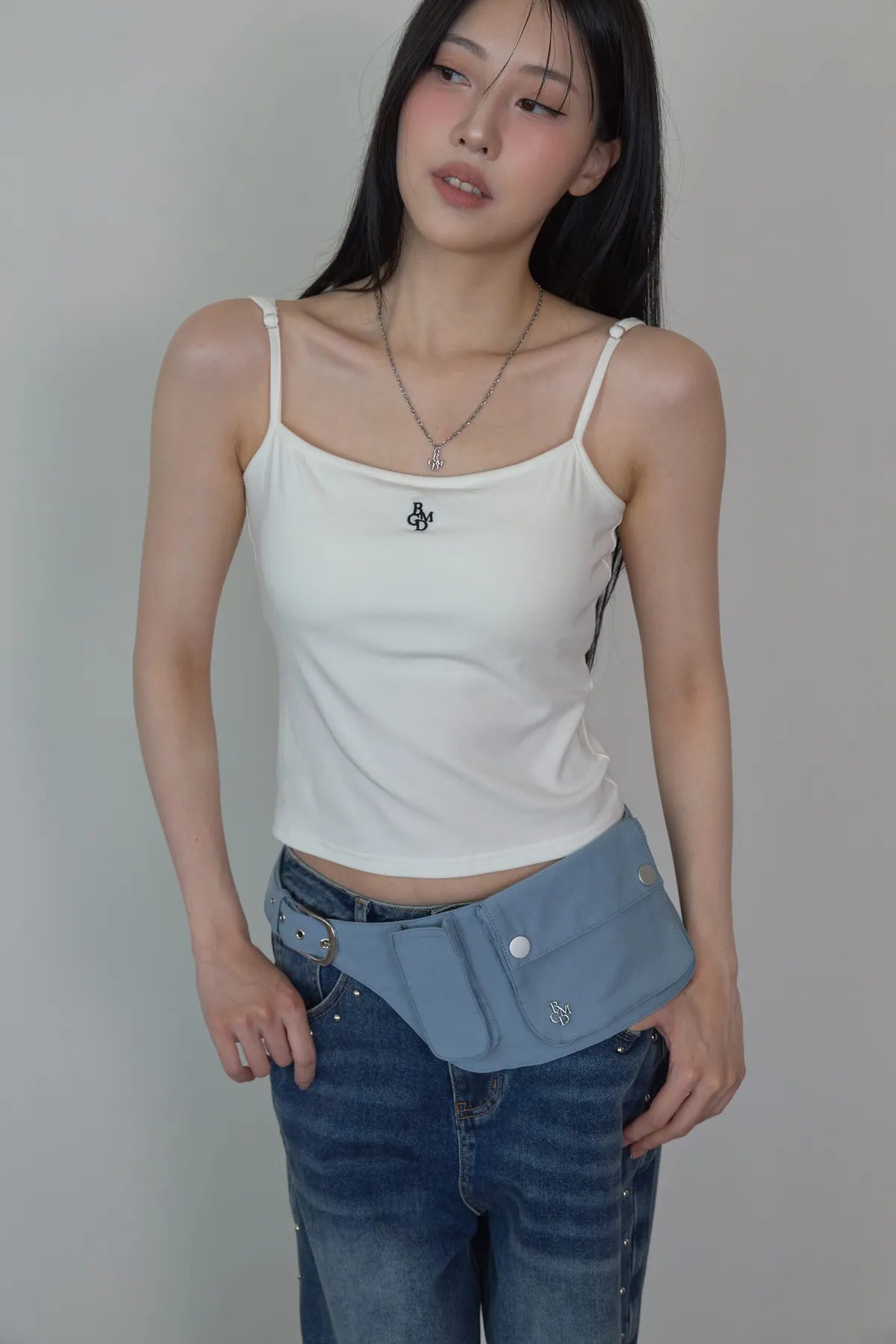 「BOGAMADE」第二代不露肚臍bra背心 - 白