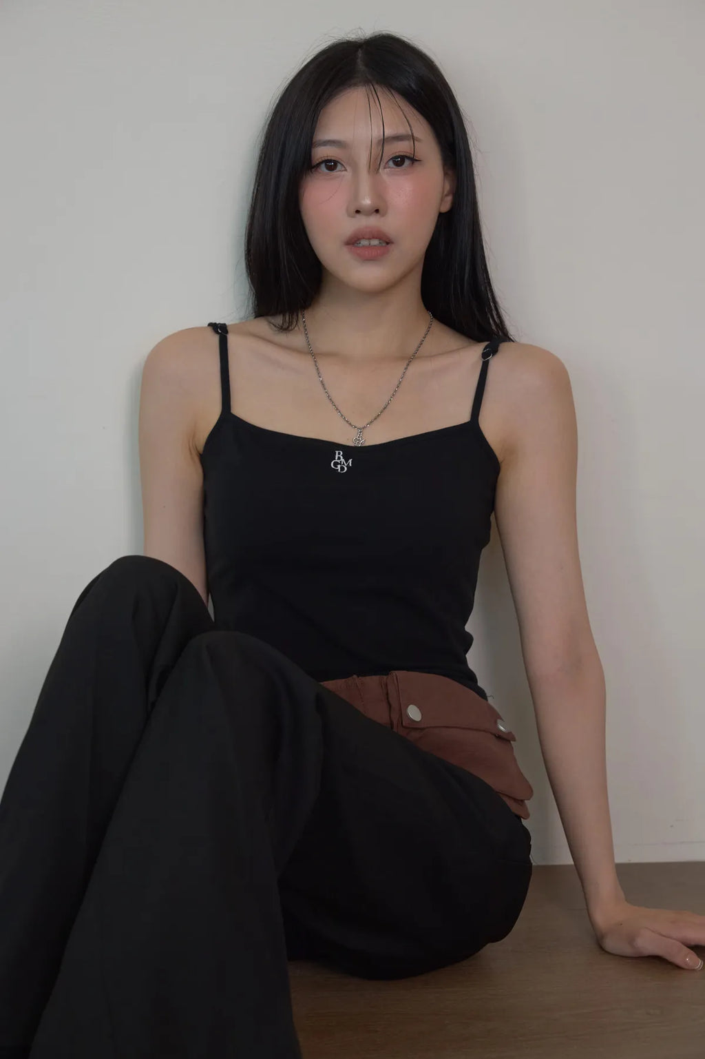 「BOGAMADE」第二代不露肚臍bra背心 - 黑