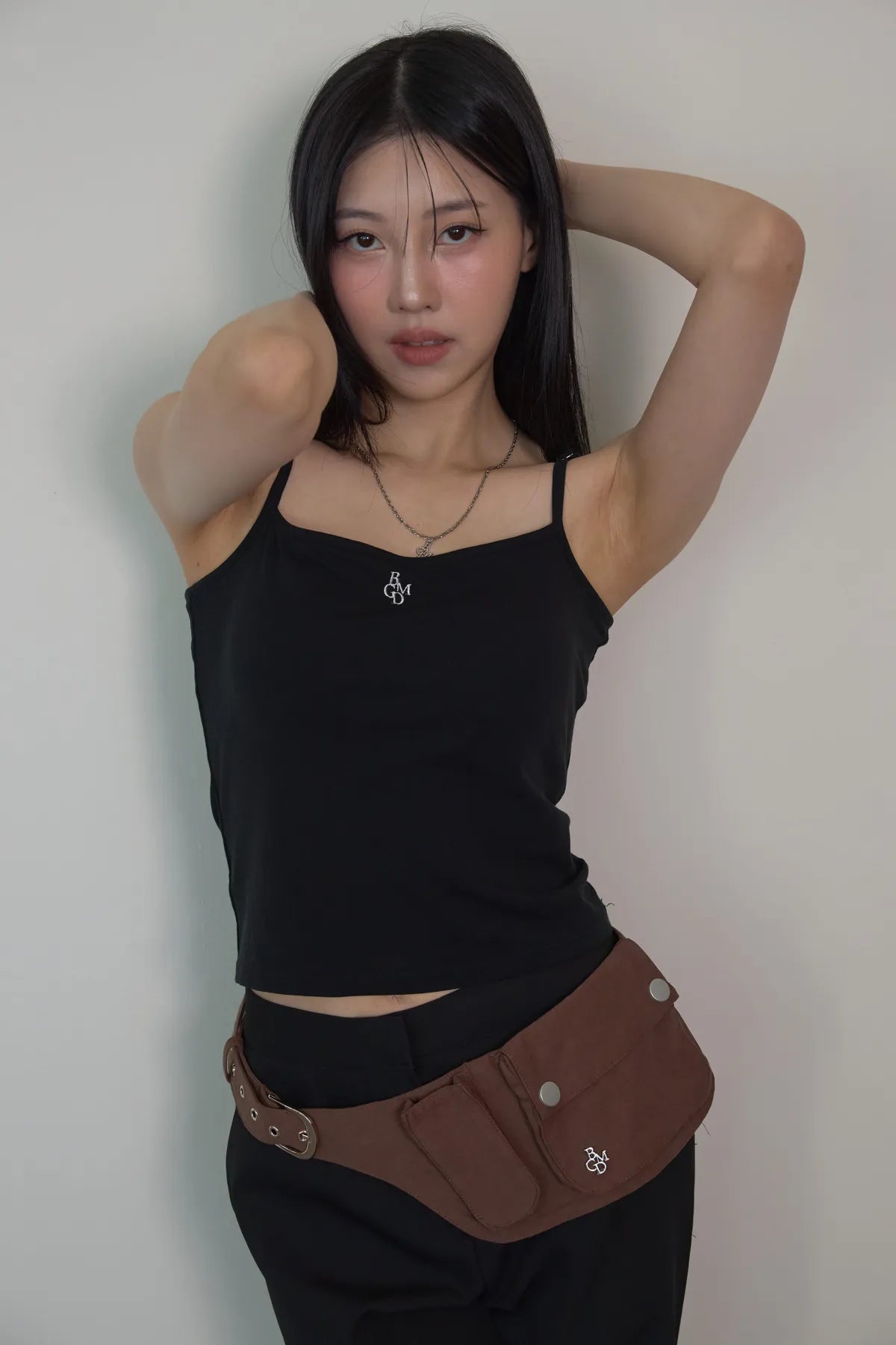 「BOGAMADE」第二代不露肚臍bra背心 - 黑